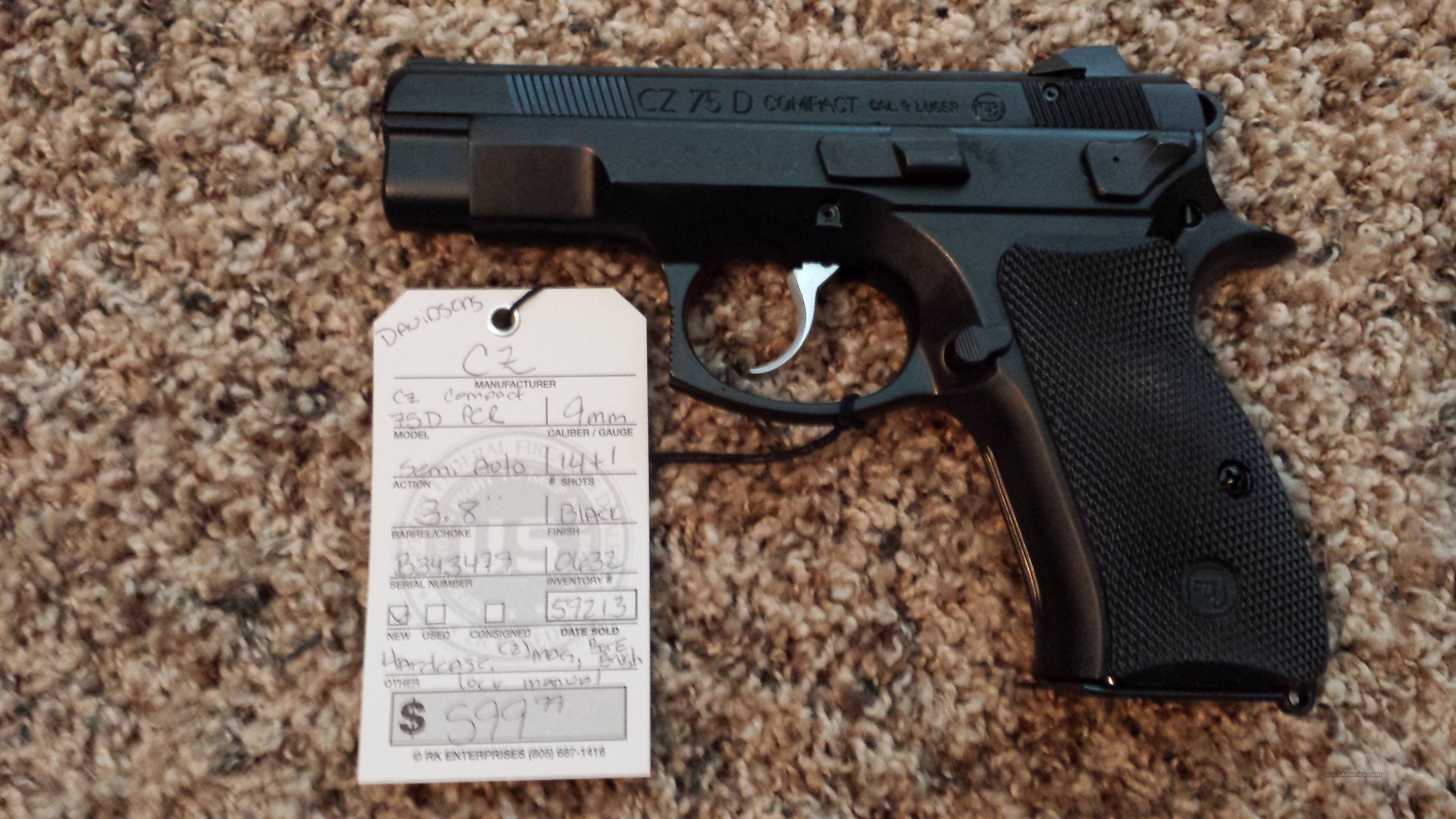 Cz 75d 75 D Pcr Compact Decock 2 14 For Sale At 959113624 0909