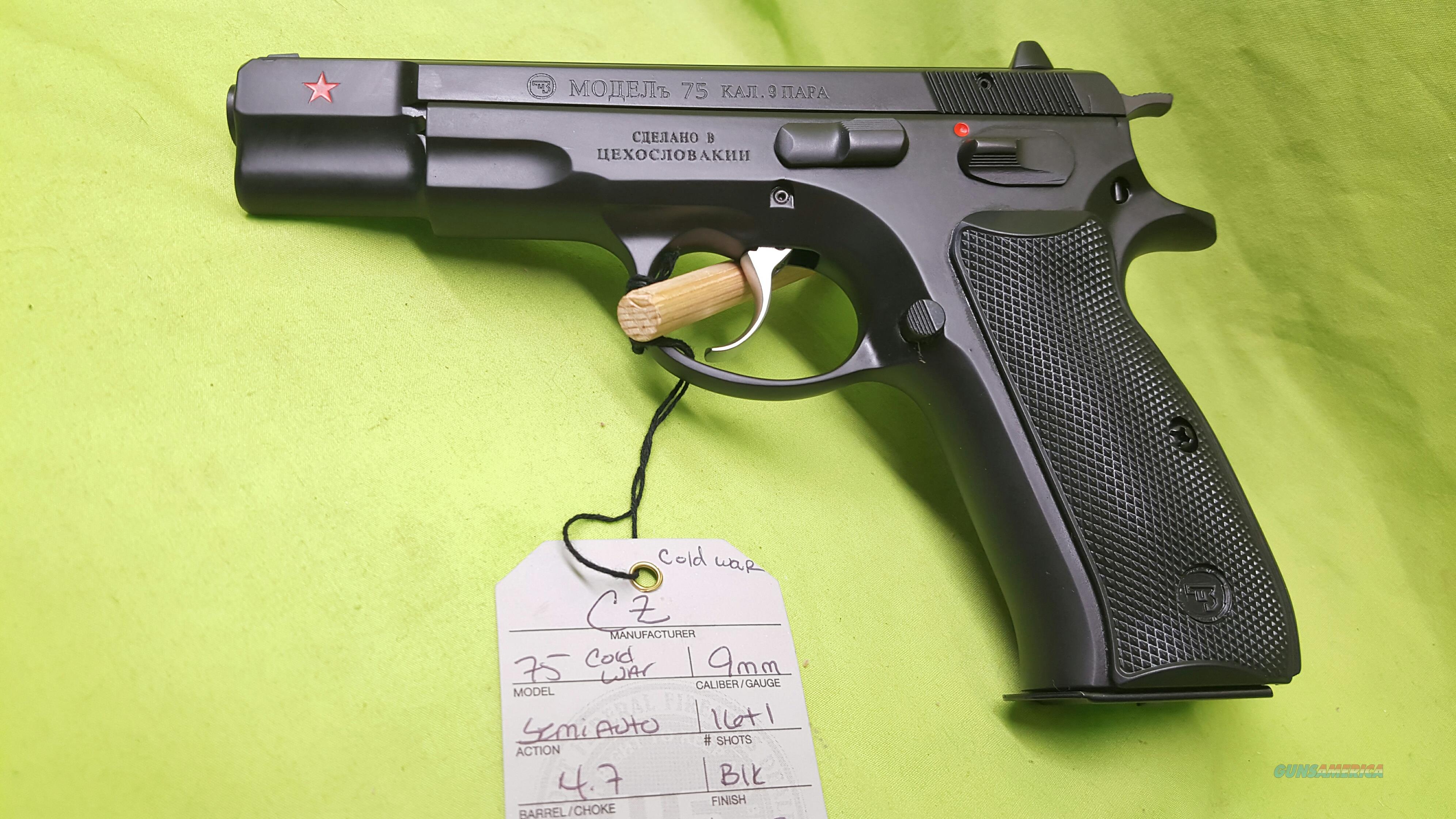 CZ 75B 75 B COLD WAR 9MM 9 MM RUSSI... For Sale At Gunsamerica.com ...