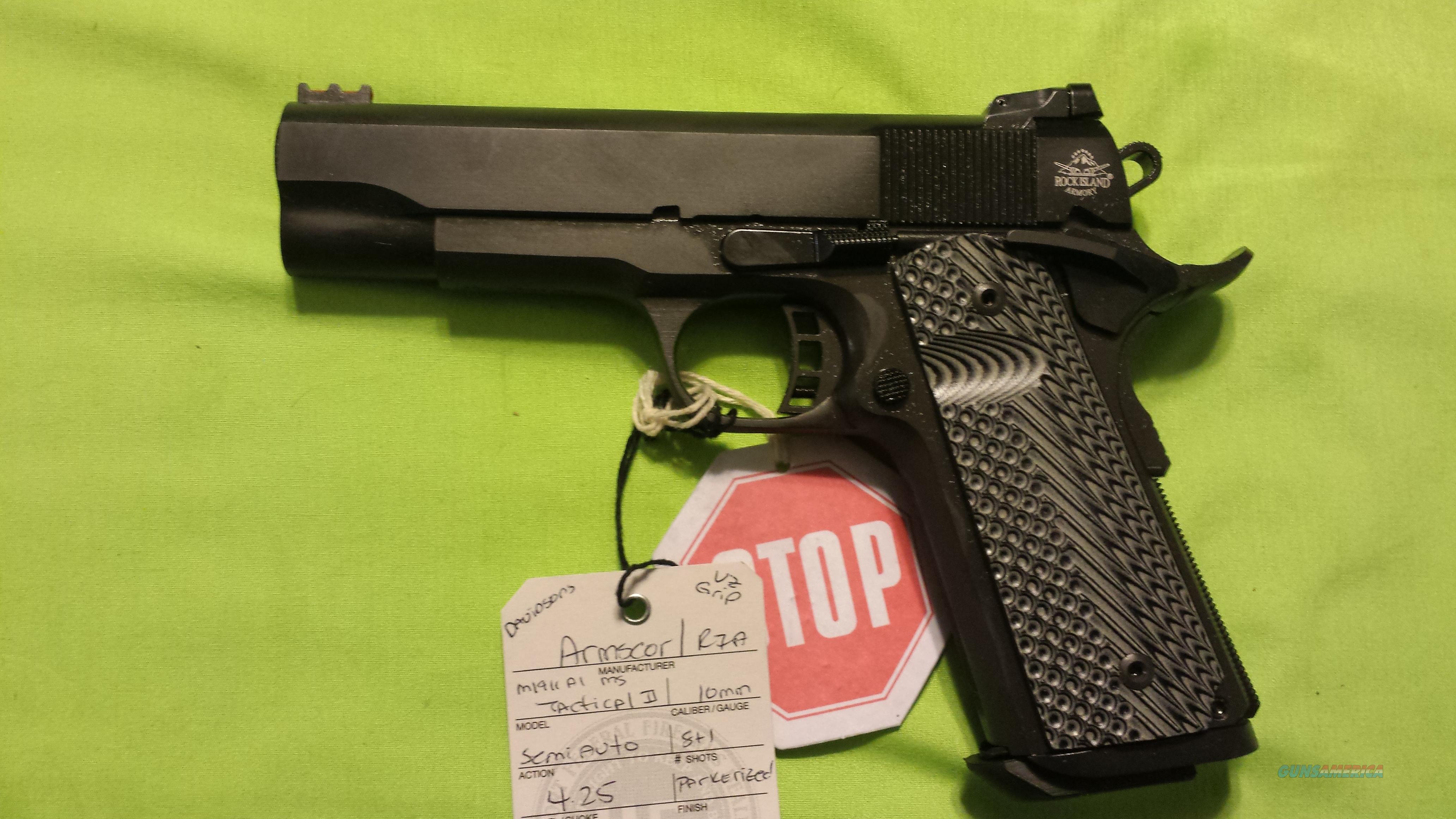 Armscor Rock Island Tactical Ii 10m For Sale At 996483448 4879