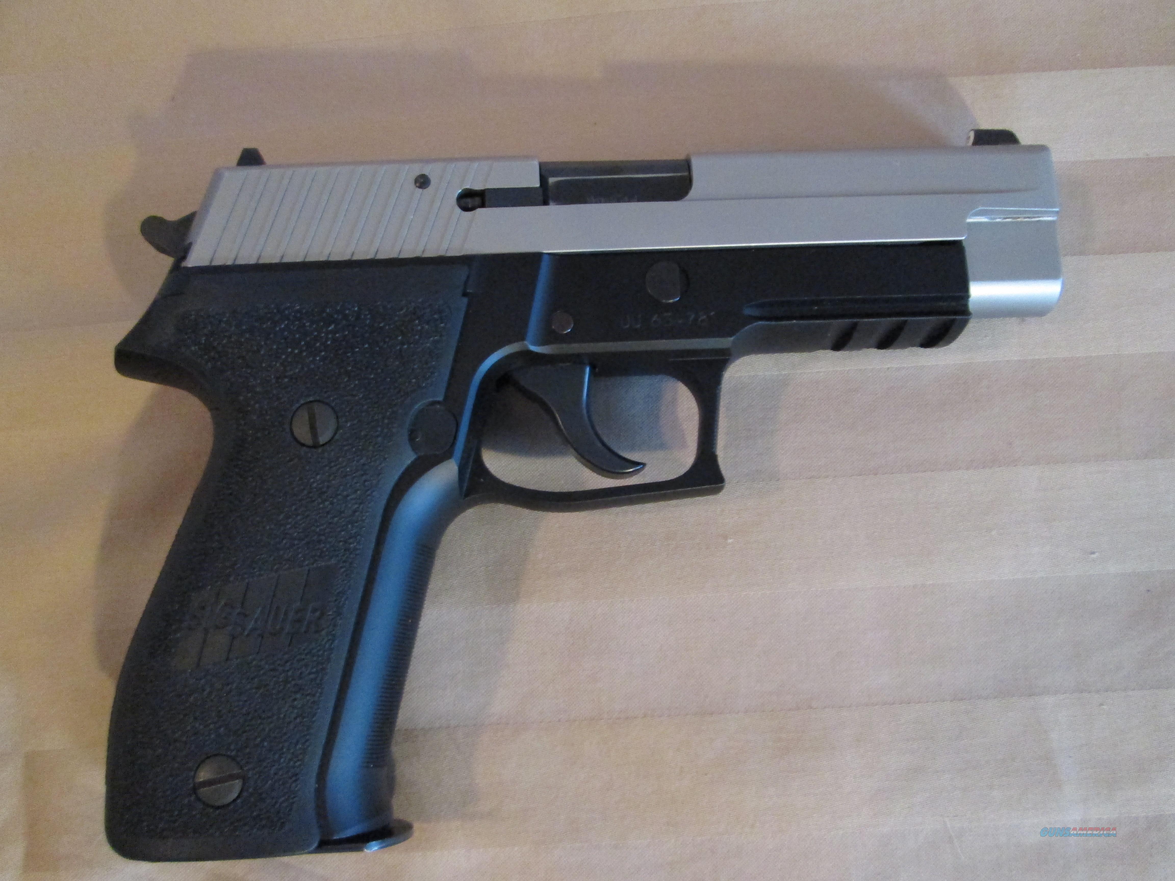 Sig P226-9mm Stainless slide, 2-15 Rnd Mags inc... for sale