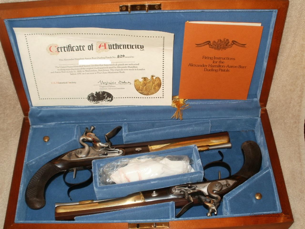 Hamilton Burr Dueling Pistols For Sale At 967799463