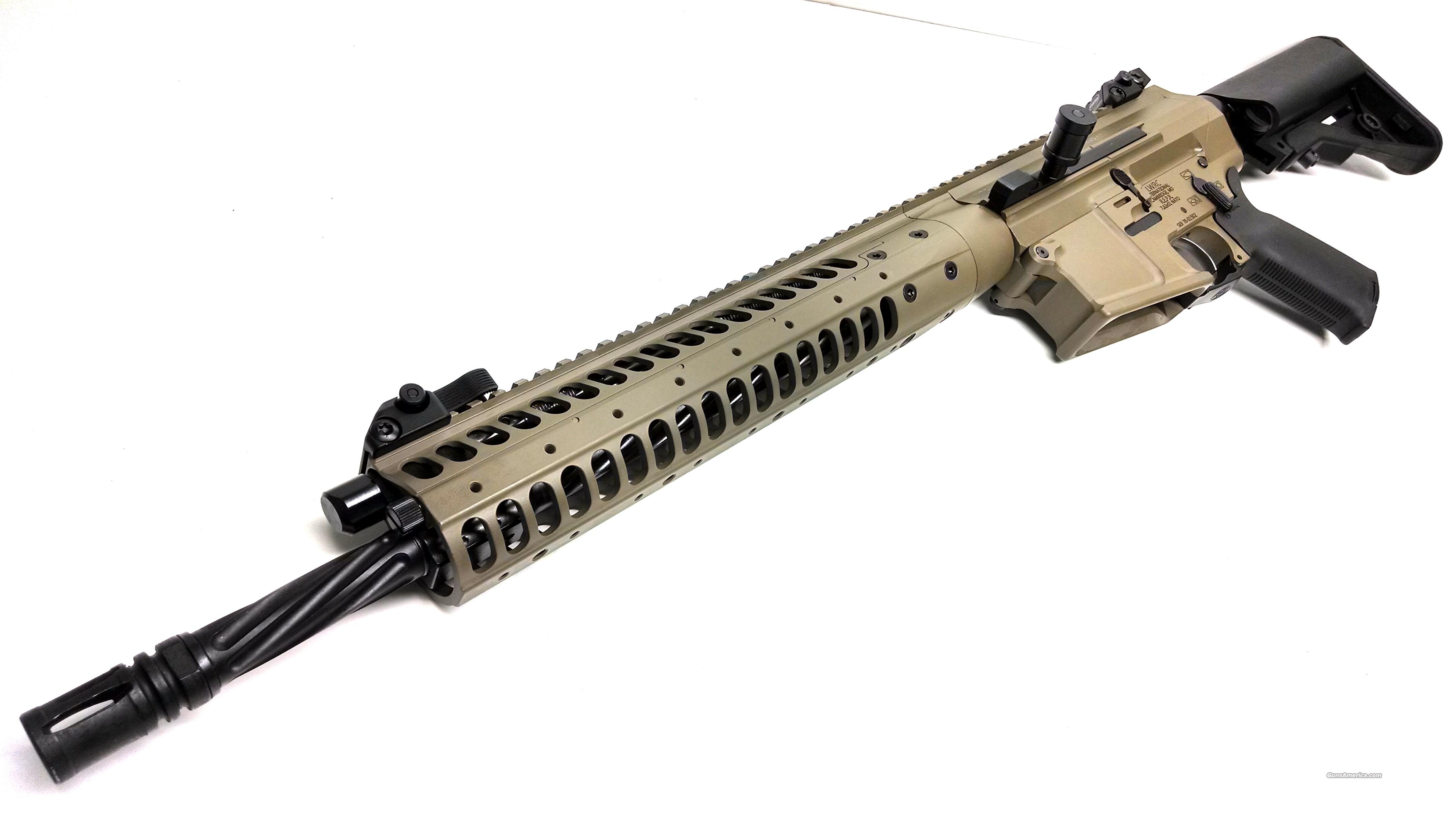 LWRCI REPR 7.62NATO 16&quot; SPIRAL FLUTED BARREL FDE The unique LWRCI Rapi...