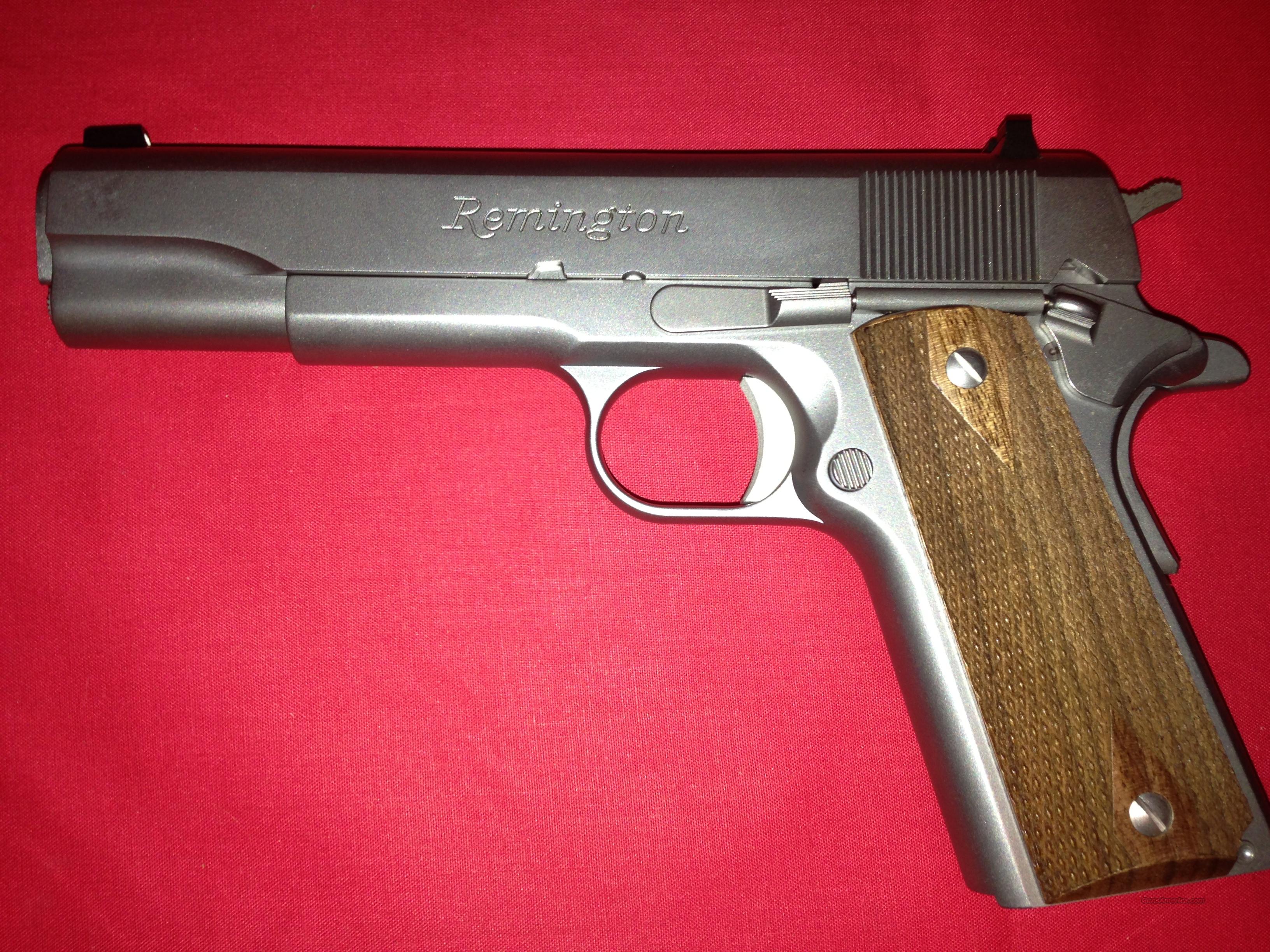 REMINGTON 1911 IN 45 ACP STAINLESS for sale at Gunsamerica.com: 984430841