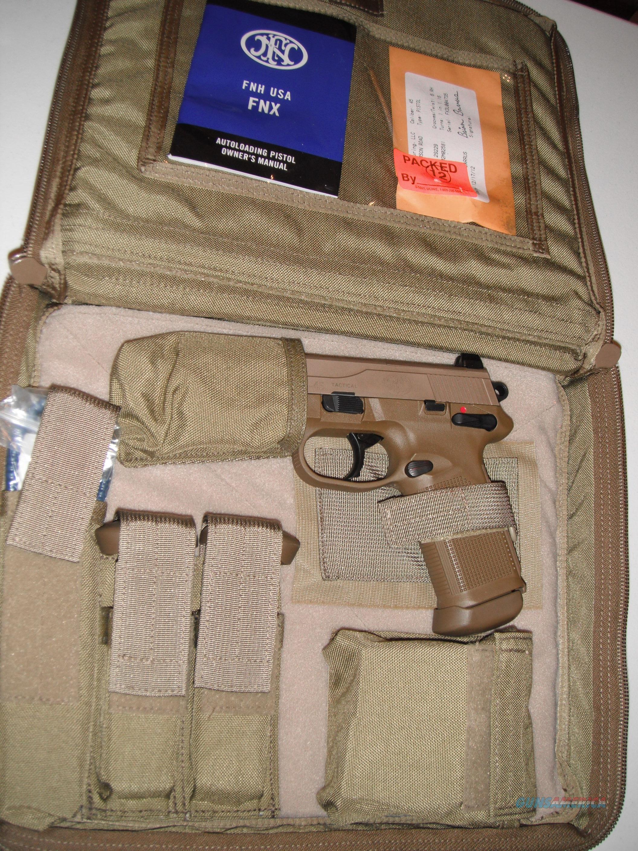 FNX-45 Tactical pistol 45acp NIB for sale at Gunsamerica.com: 969538127