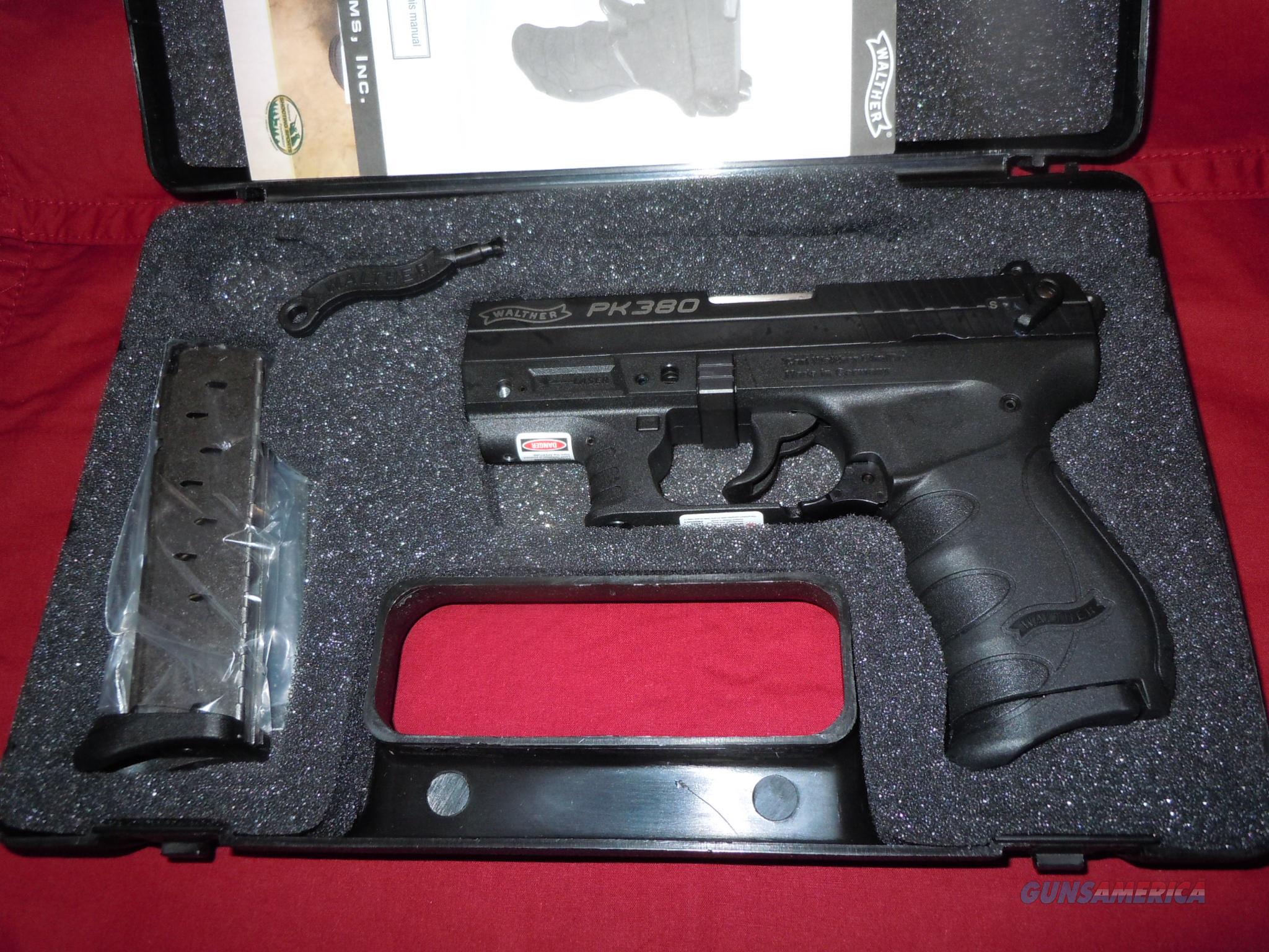 Walther Pk380 W Laser 380 Acp Handgun Pistol Bl For Sale