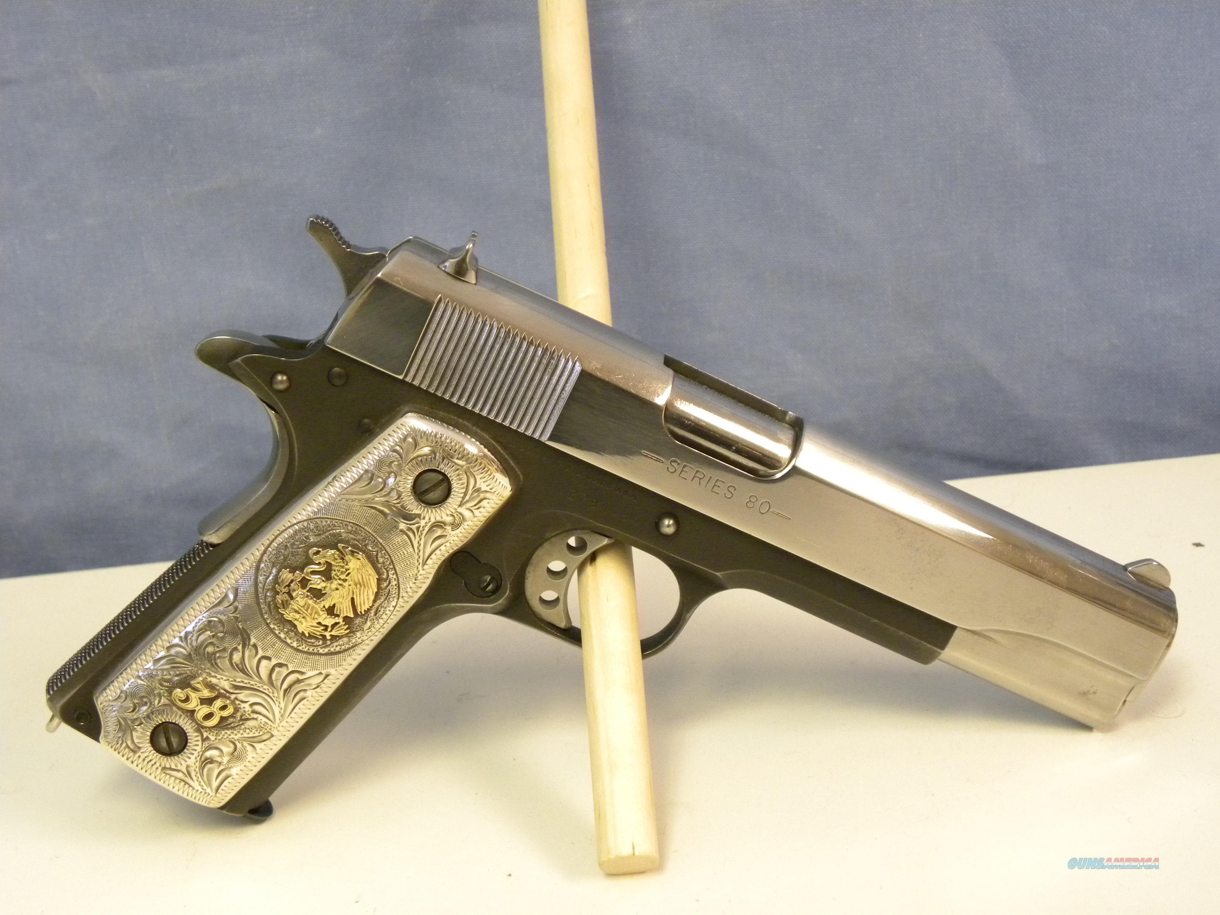 Colt 1911 Custom 38 Super W Silve For Sale At