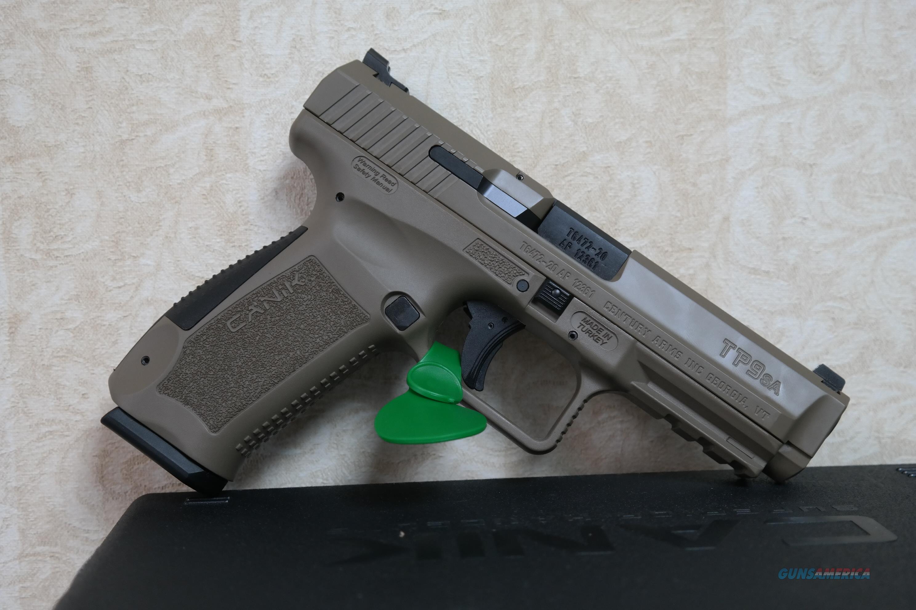 Canik TP9SA Mod. 2 9mm Luger FDE for sale at Gunsamerica.com: 938265413