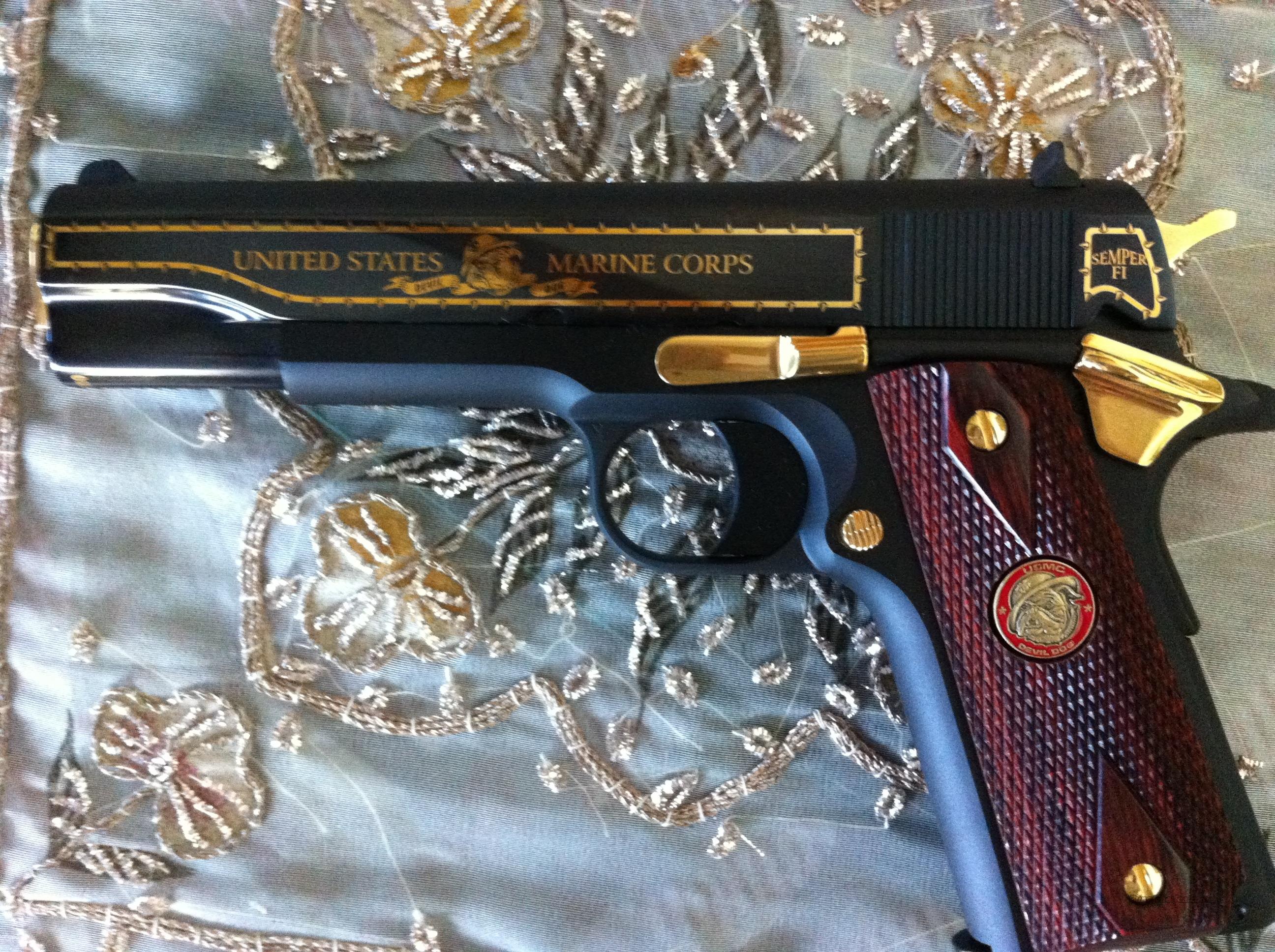 ONLY 300 PRODUCED! COLT USMC DEVIL ... for sale at Gunsamerica.com ...