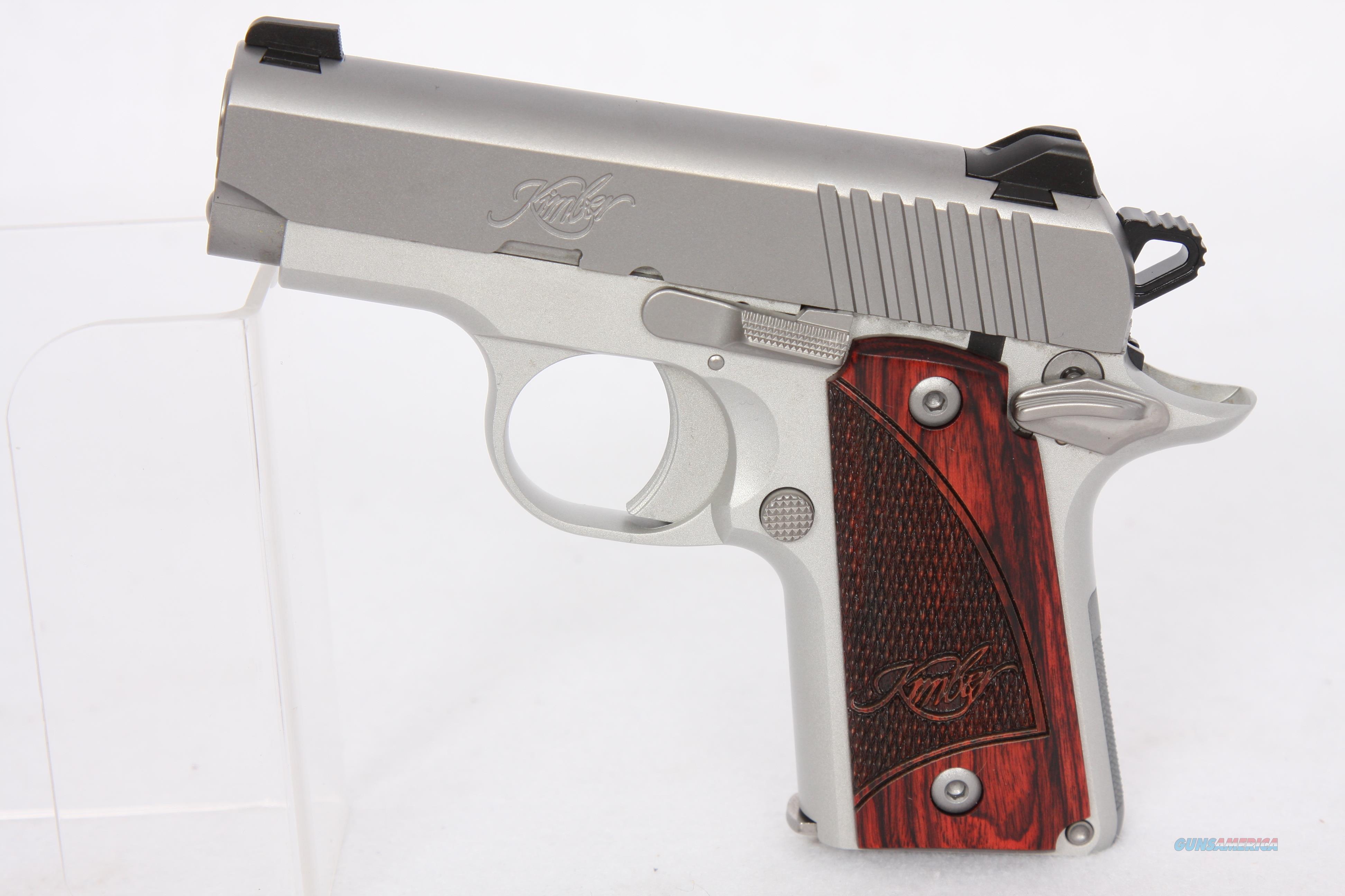 Kimber Micro Stainless Rosewood 380 Acp For Sale