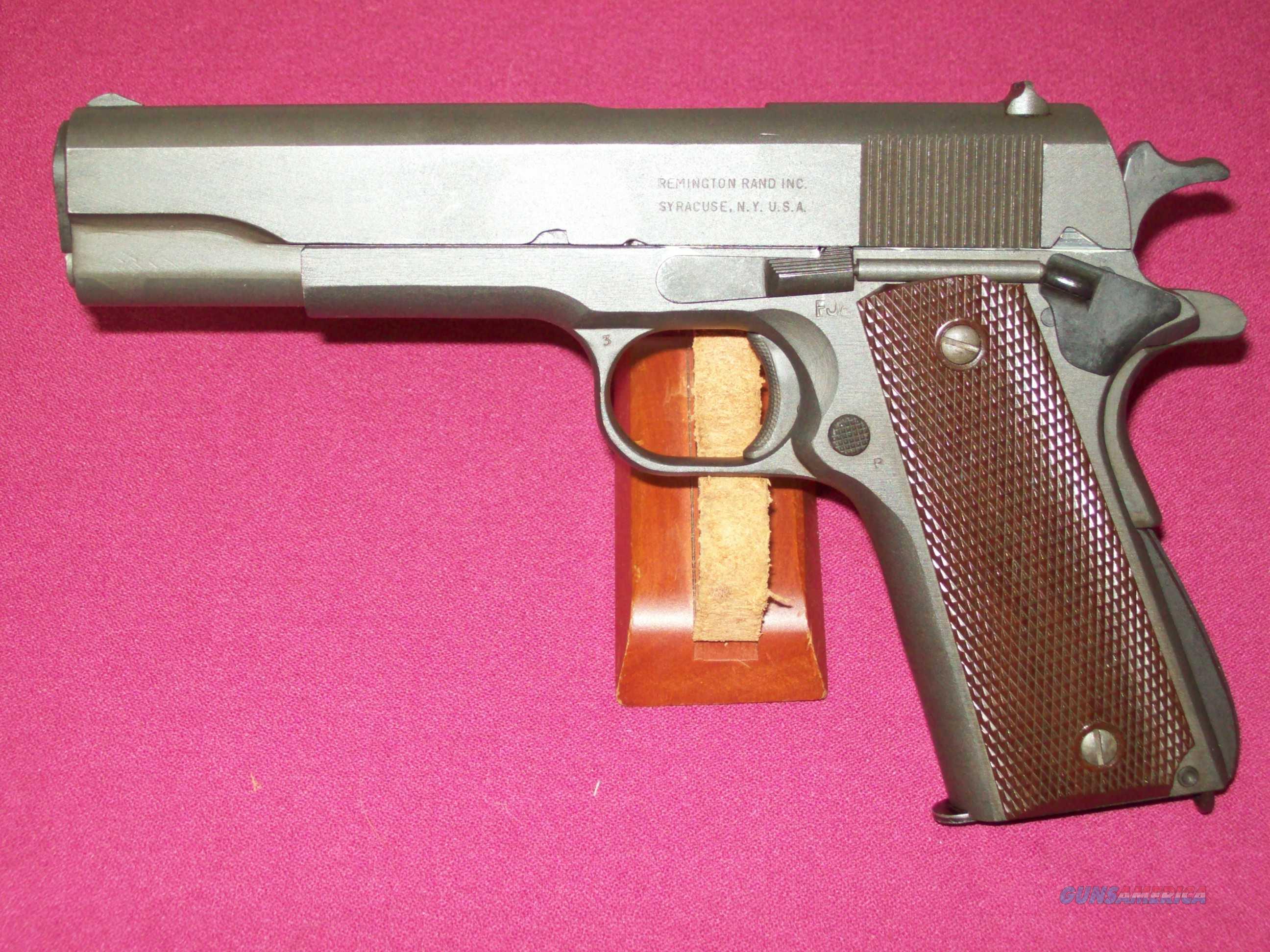 1943 remington rand 1911a1 aftermarket barrel