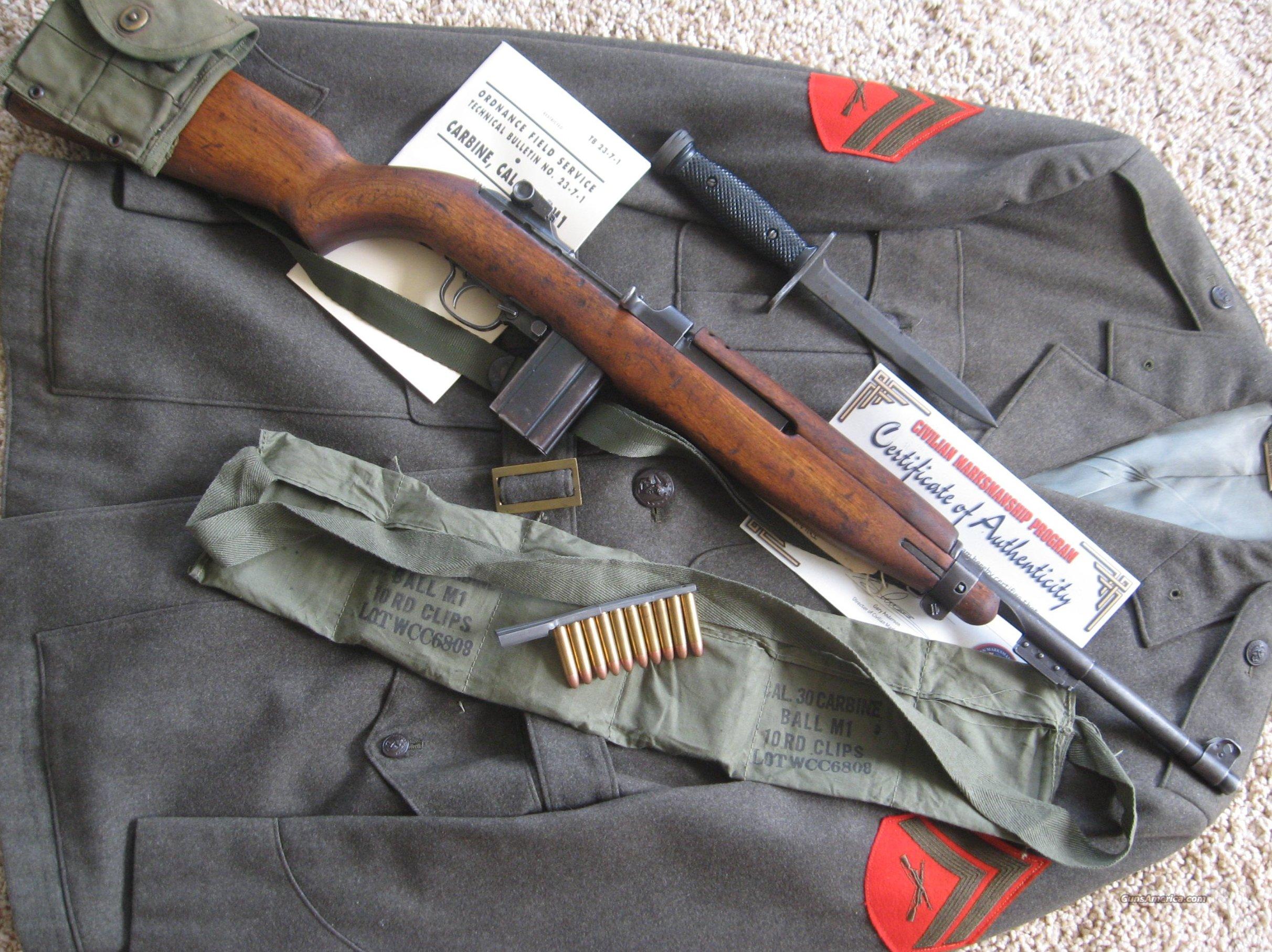 Marine Layout US M1 Carbine for sale at Gunsamerica.com: 923348259