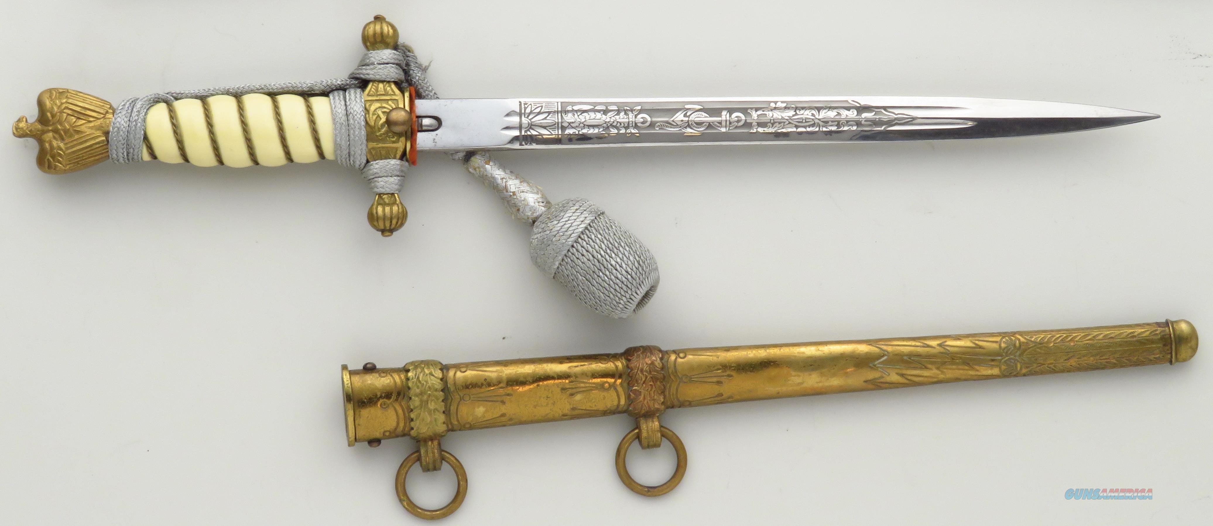 German Naval Officer Dagger Wkc W For Sale At