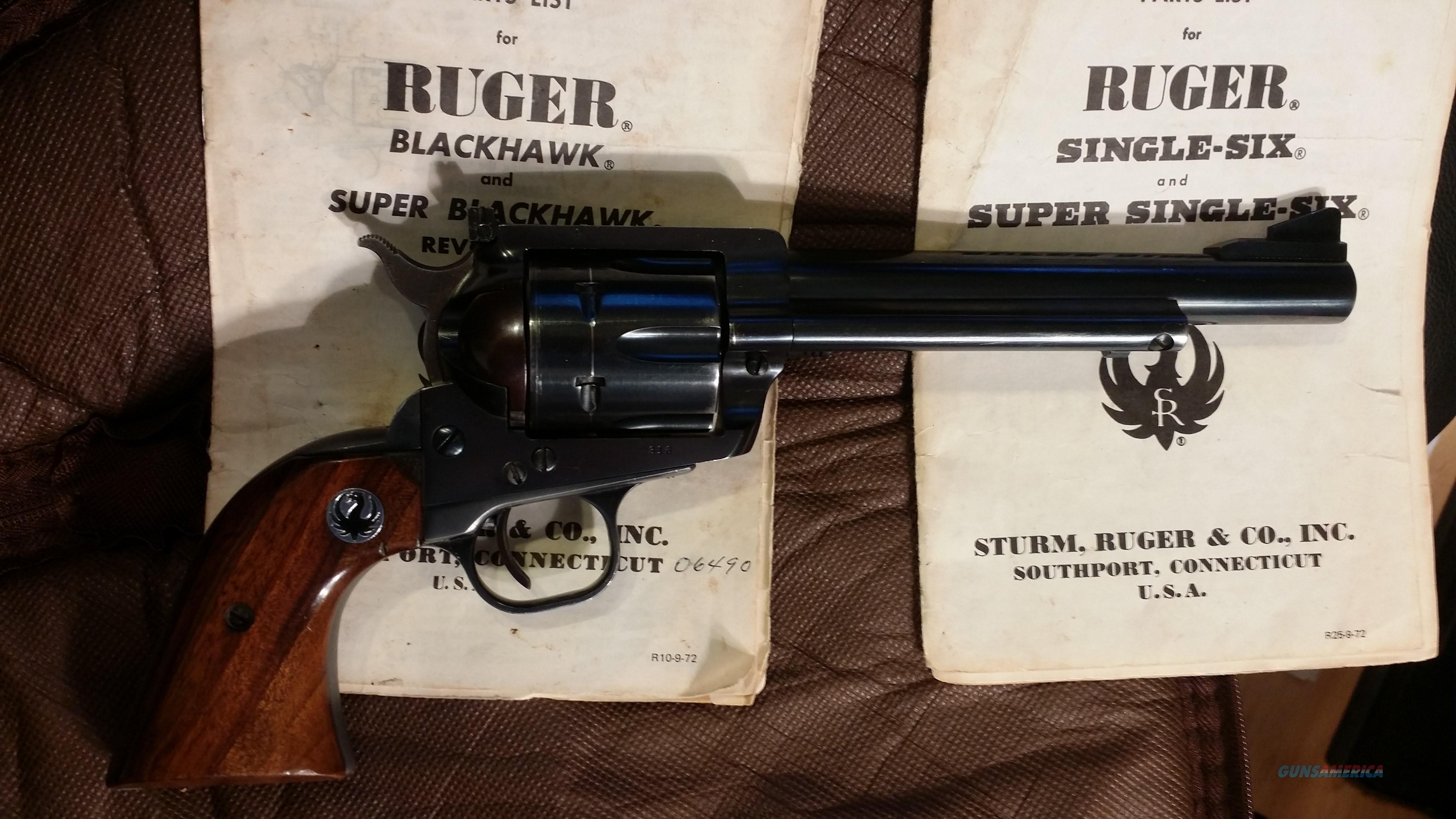 ruger single six serial number date
