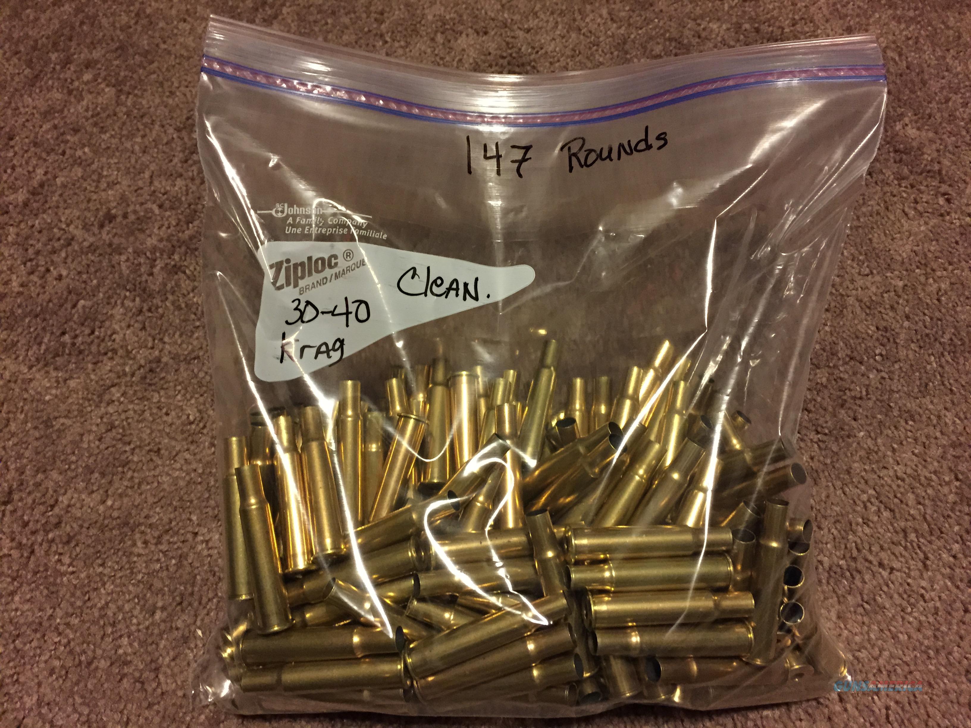 30 40 KRAG BRASS FIRED 1 TIME CLEA For Sale At Gunsamerica Com   Wm 7413433 