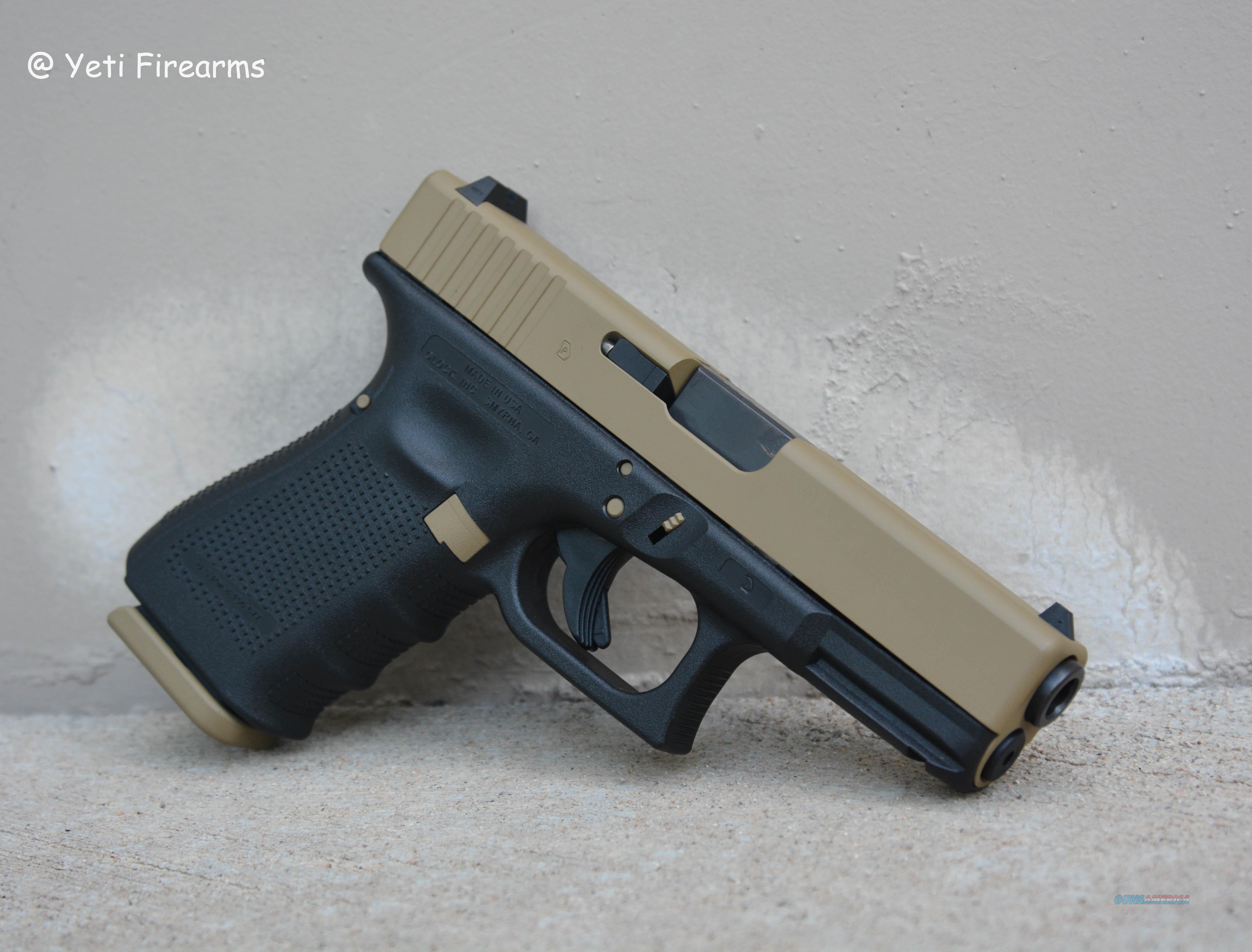 X Werks Glock 19 G4 9mm Coyote Tan Gen 4 15rnd For Sale