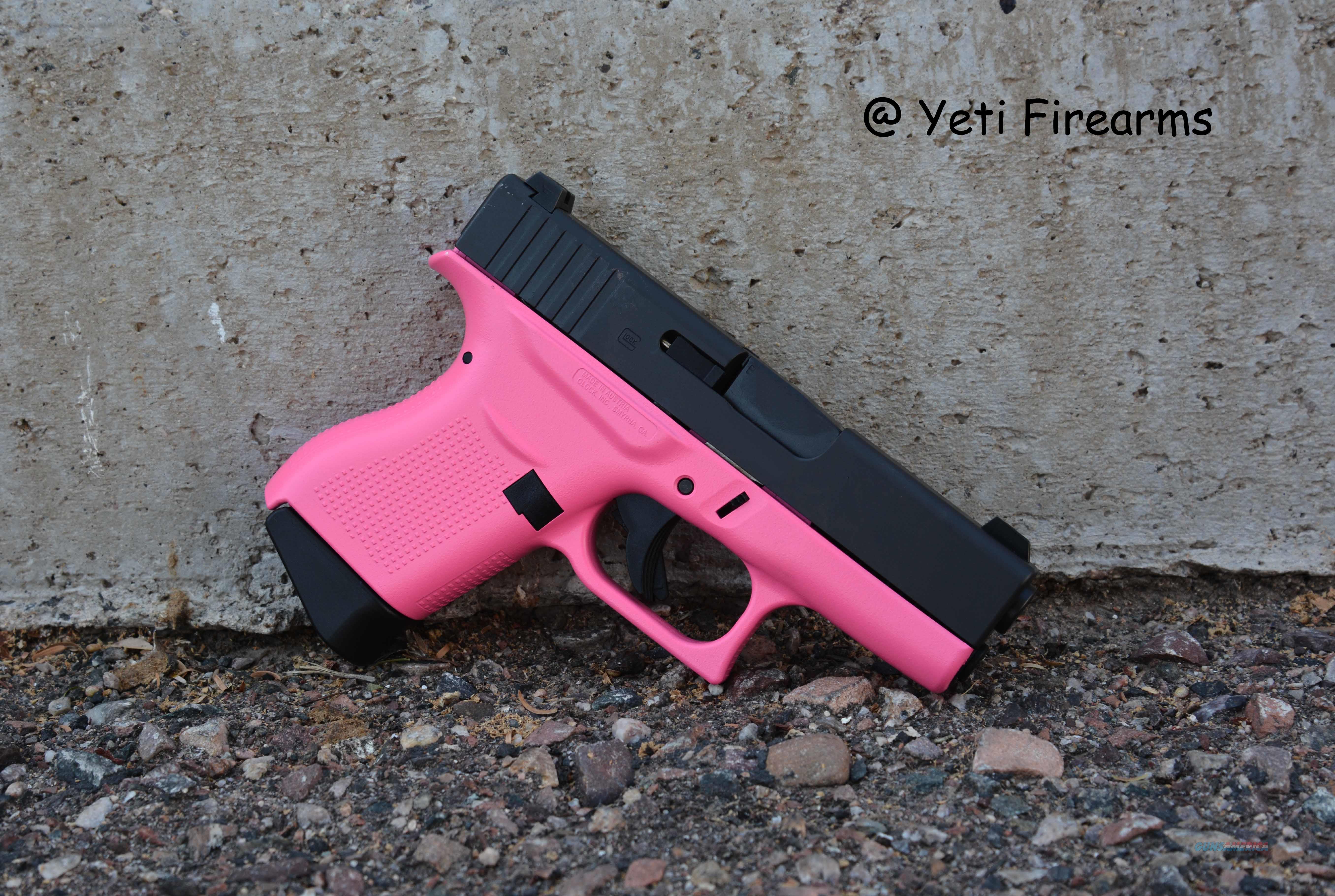 X-werks Glock 43 9mm Hot Pink W  Glock Night Si For Sale