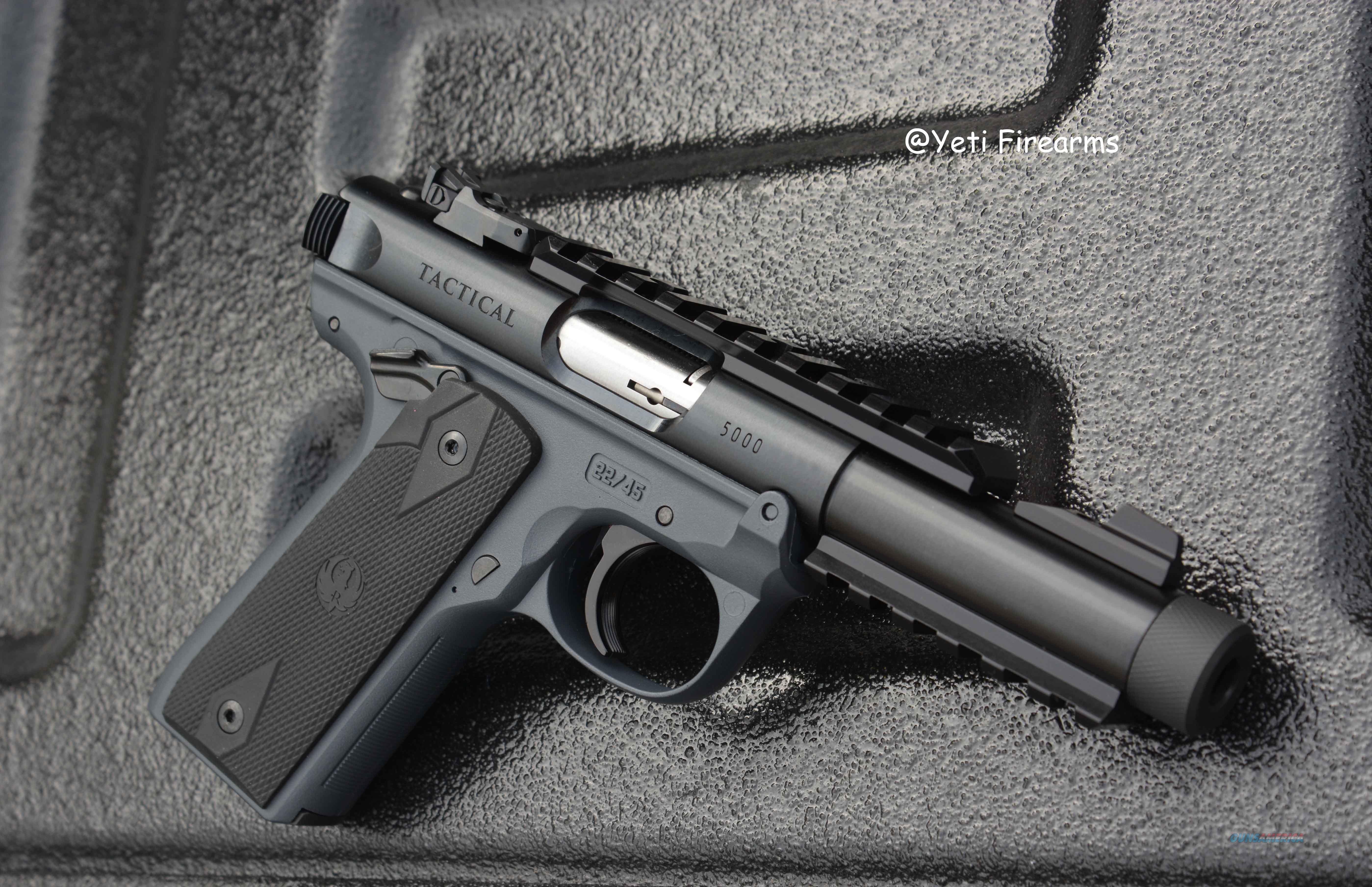 Ruger Mark IV 22/45 Tactical .22 LR Glock Gray for sale