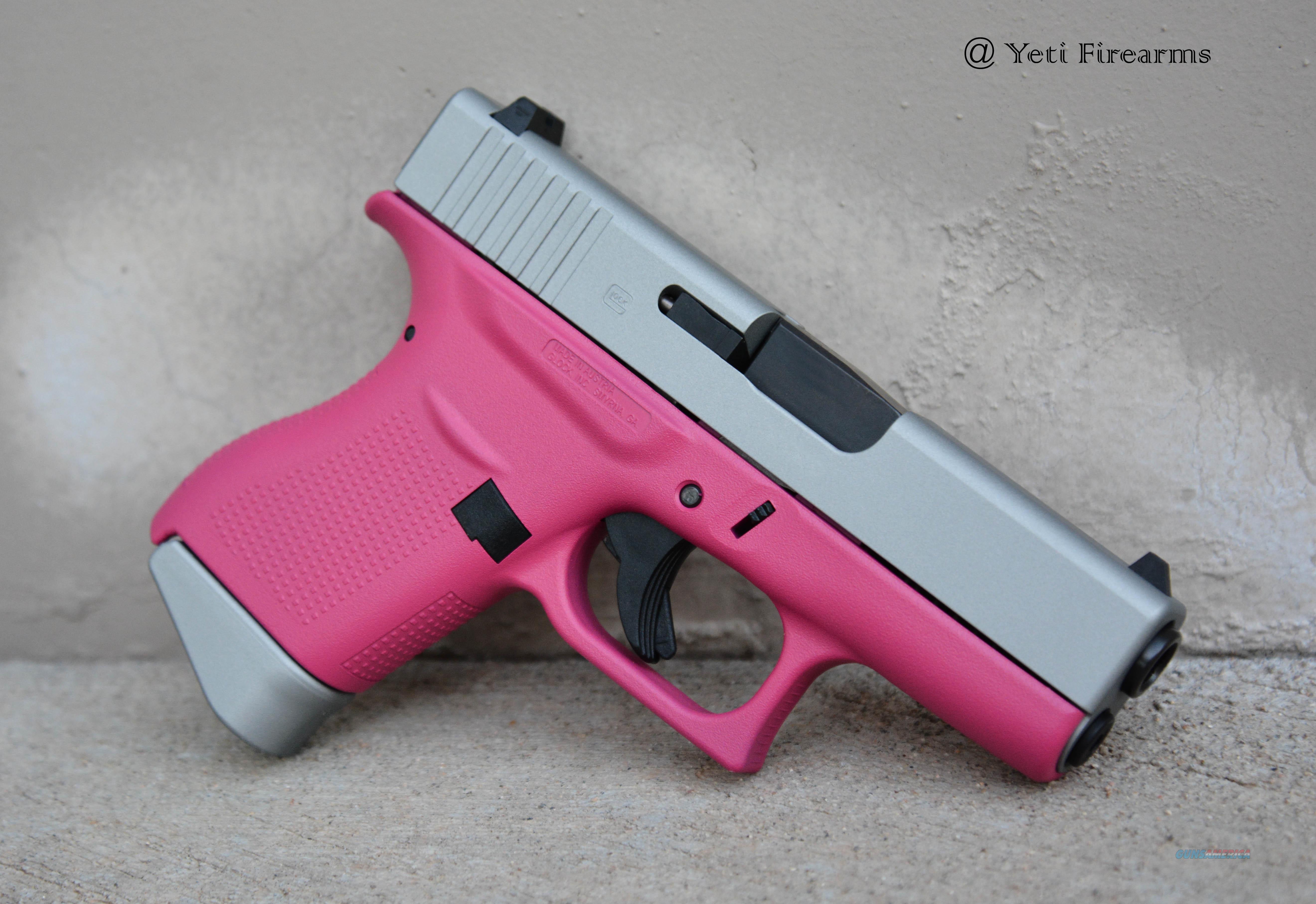 X-Werks Glock 43 9mm Raspberry Pink Satin Mag for sale