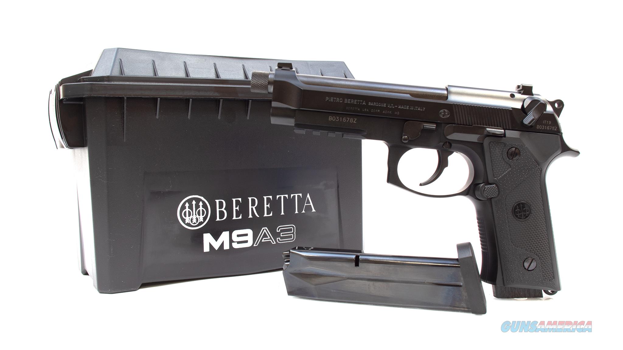 Beretta M9A3 Type F 9MM Pistol for sale at Gunsamerica.com: 943387016