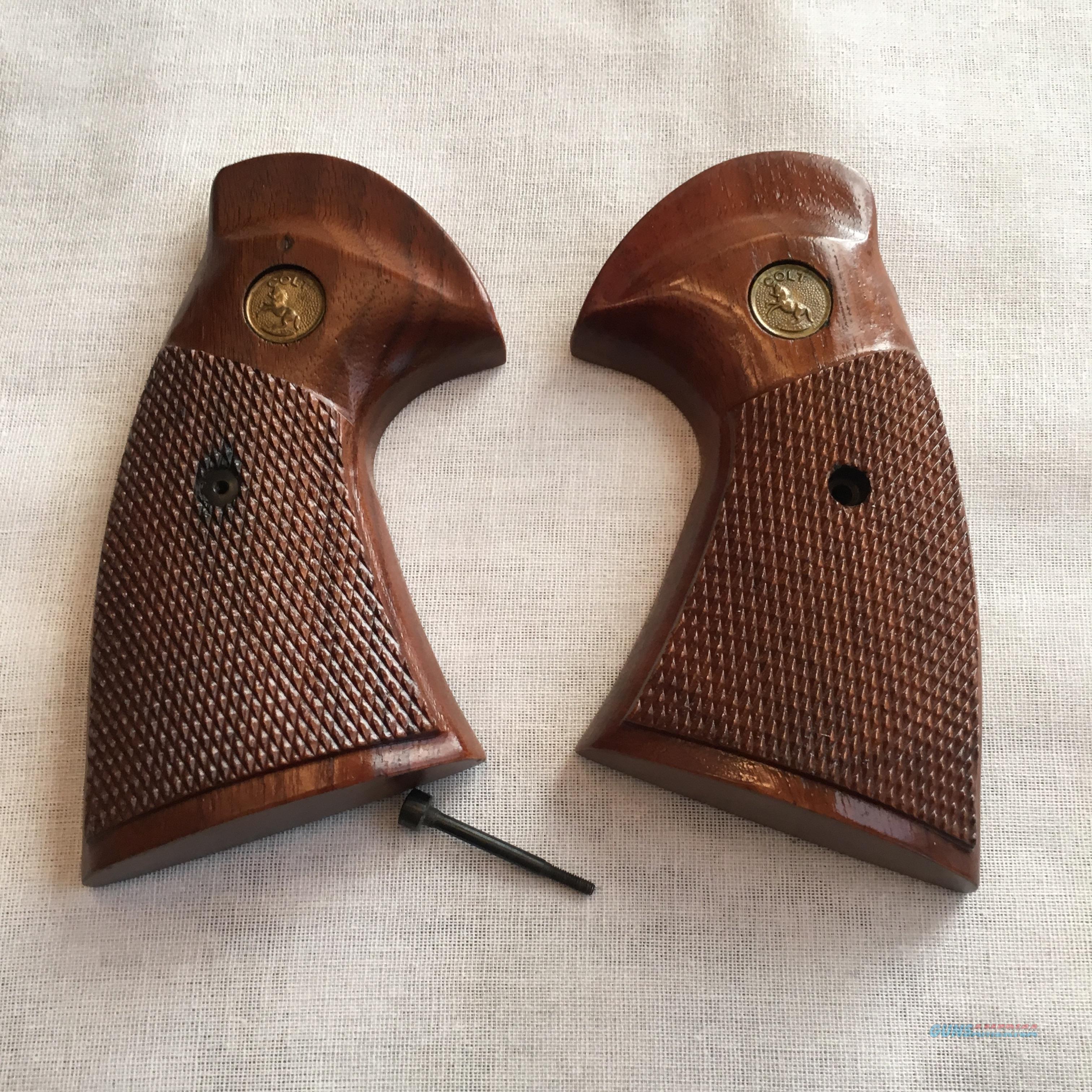 Colt Python Vintage Wood Grips For Sale At 909017489 9896