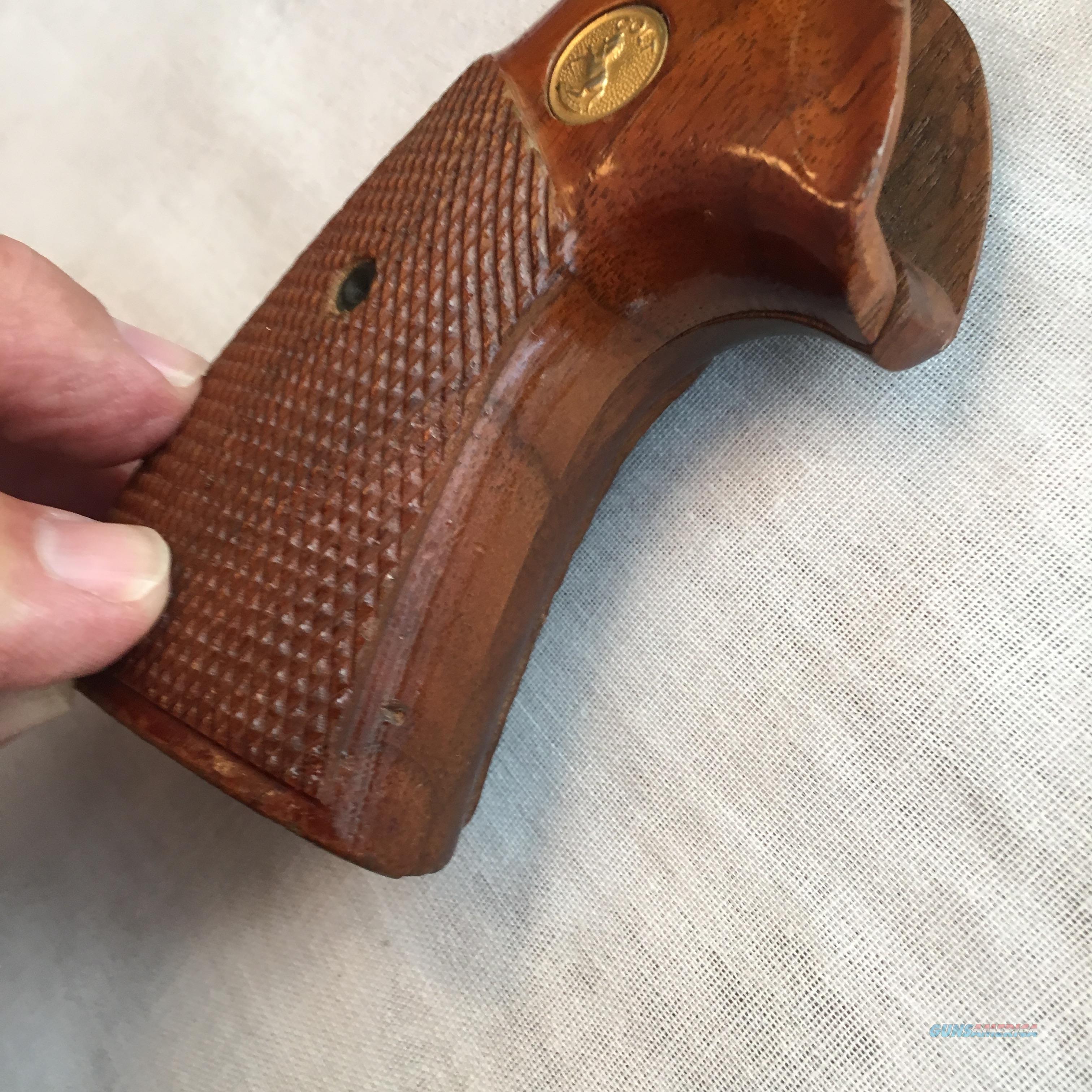 Colt Python Factory Wood Grips For Sale At 909355490 7997