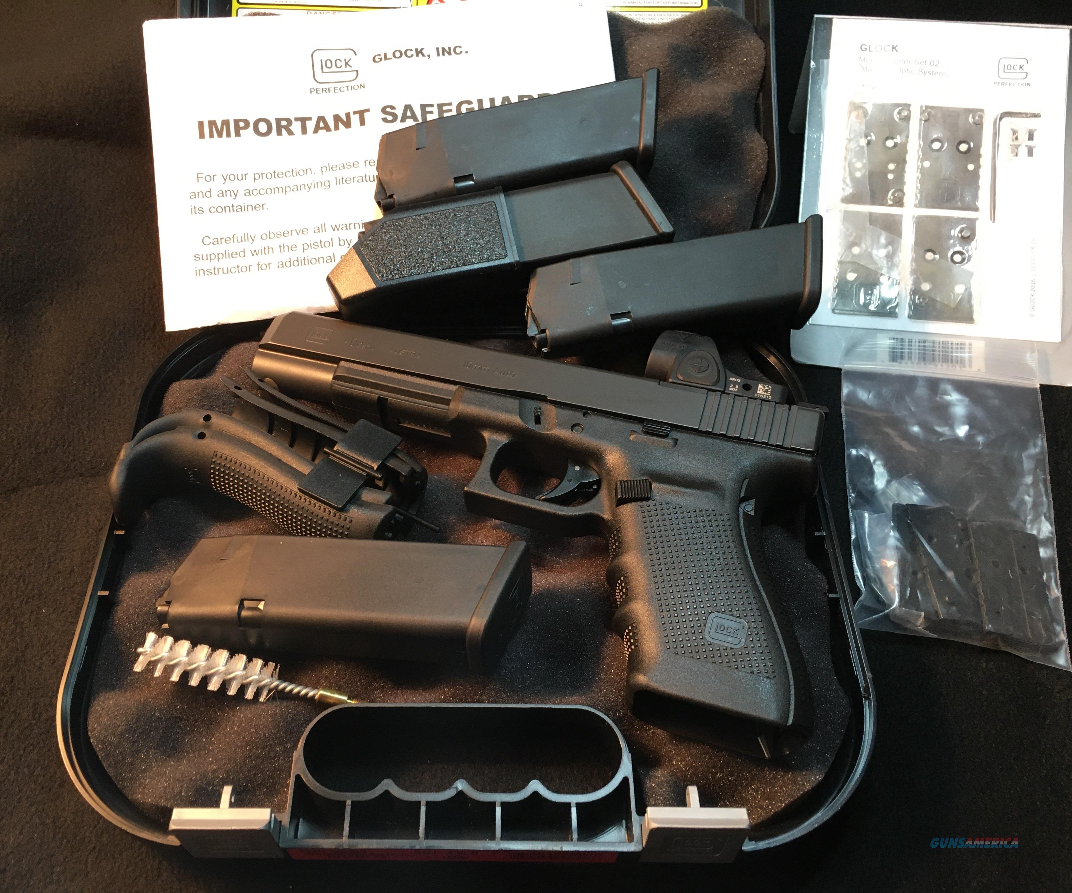 GLOCK MODEL G40 10MM WITH TRIJICON ... for sale at Gunsamerica.com ...