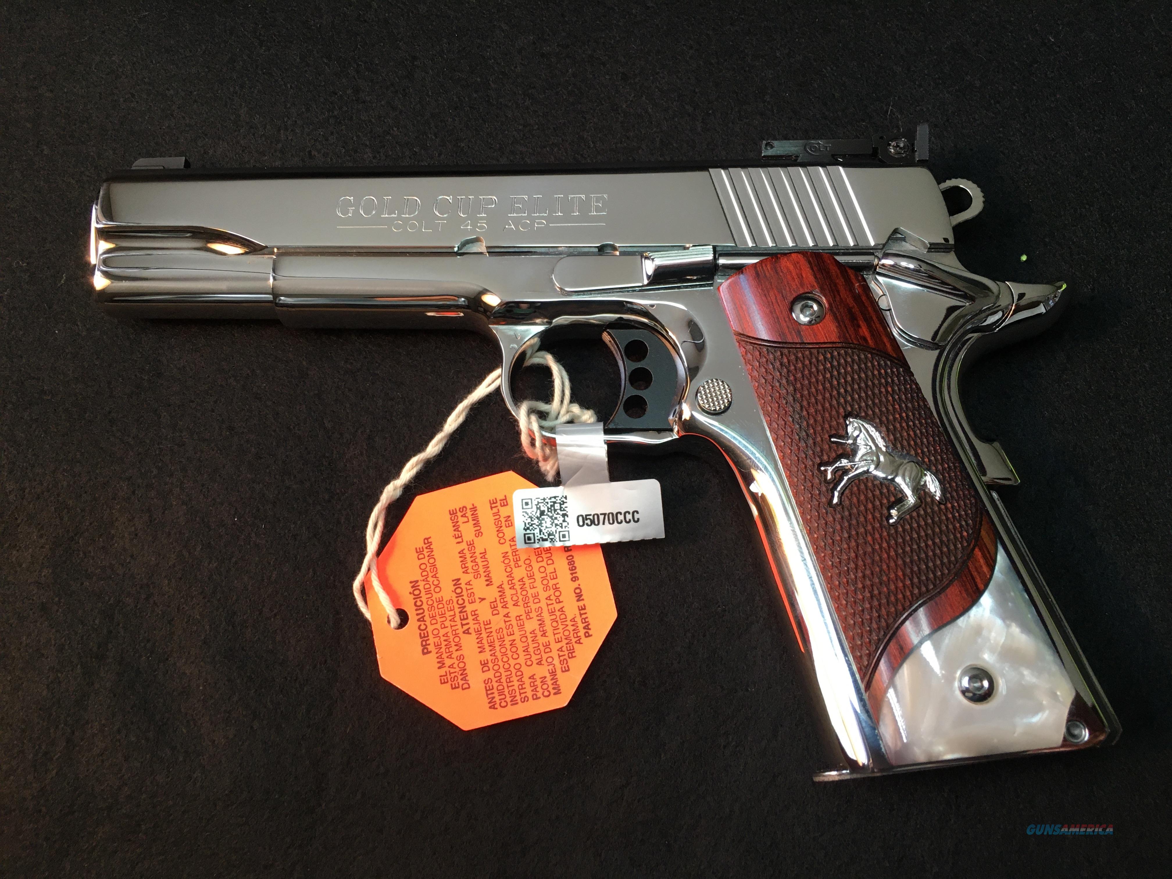 colt delta elite gold cup 45 custom for sale