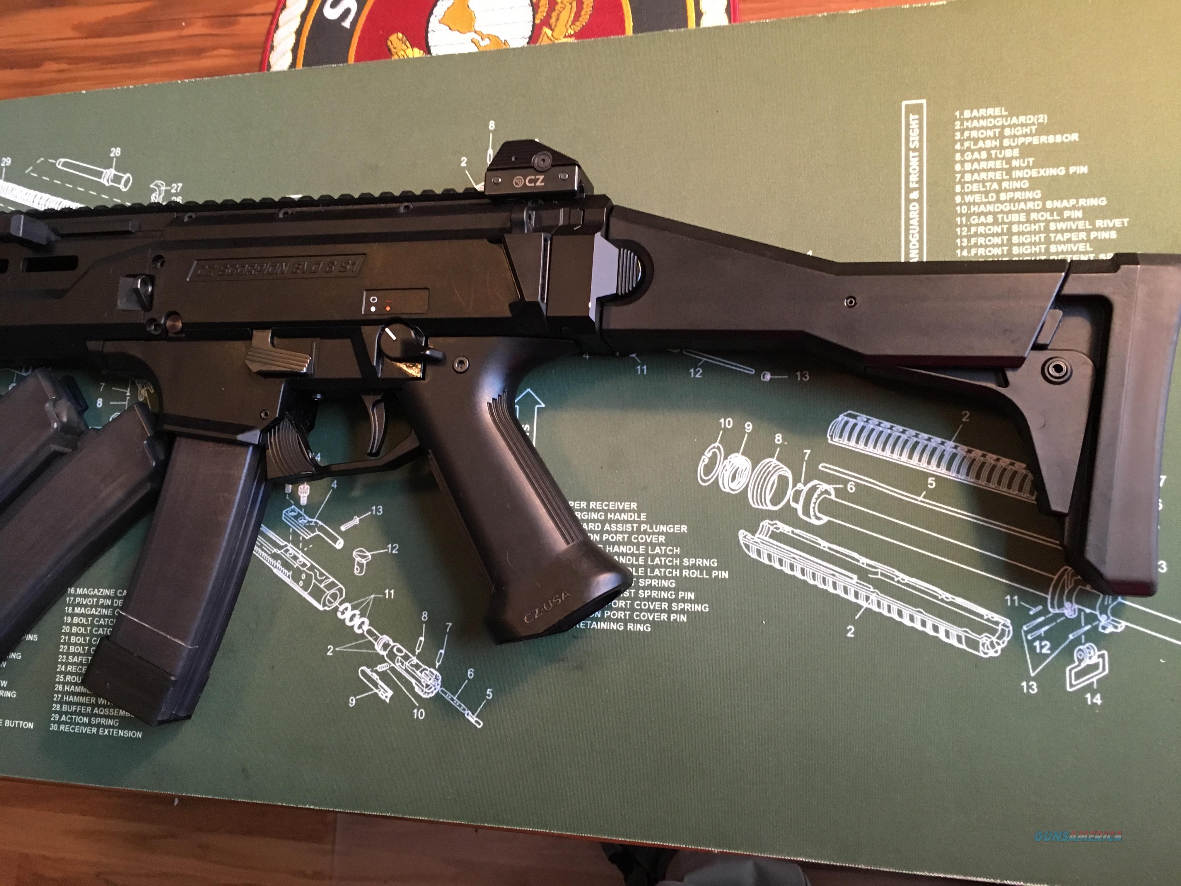 CZ Scorpion EVO 3 S1 Carbine Black ... for sale at Gunsamerica.com ...