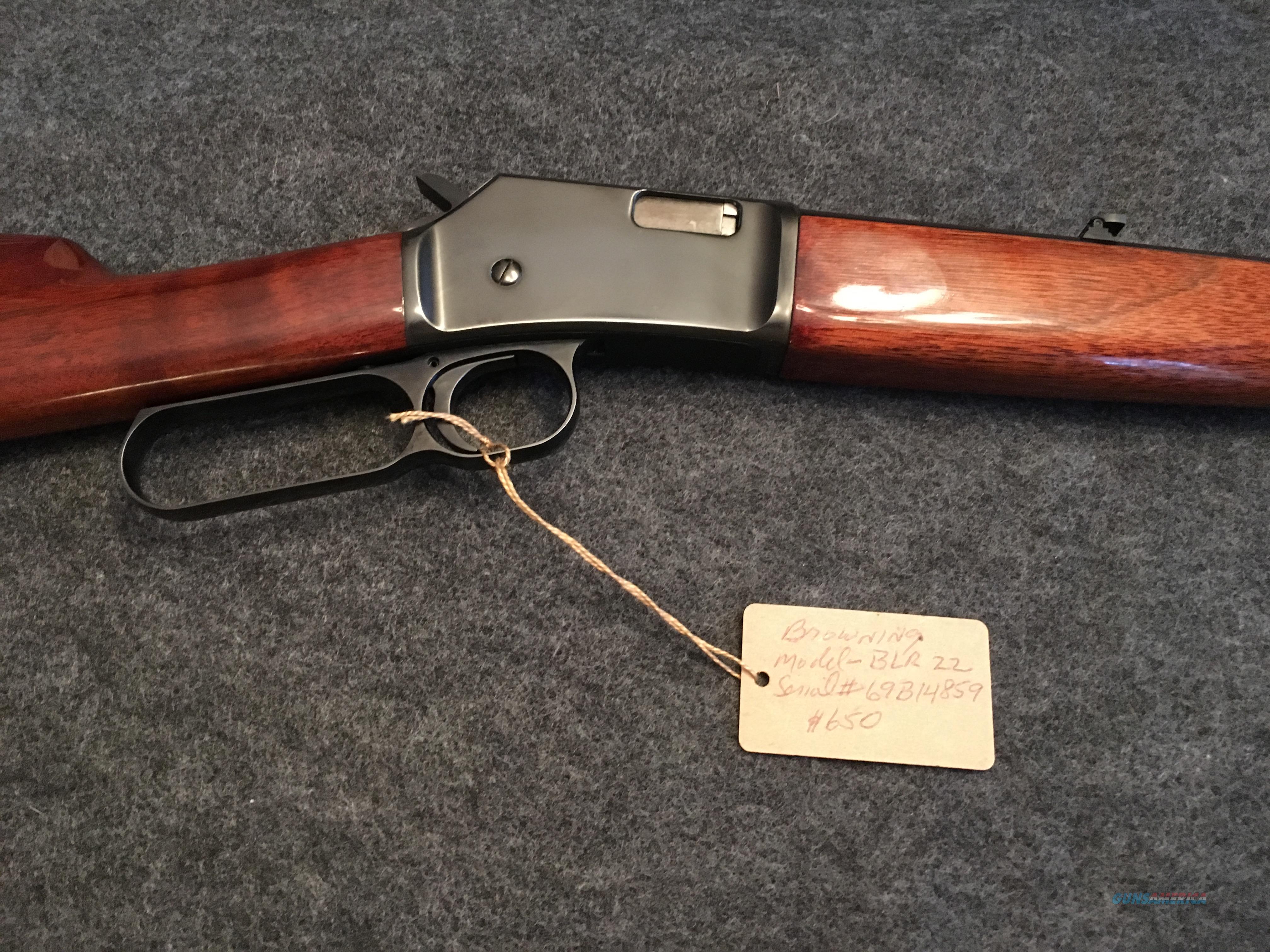 BROWNING BLR LEVER ACTION .22 for sale at Gunsamerica.com: 999142849