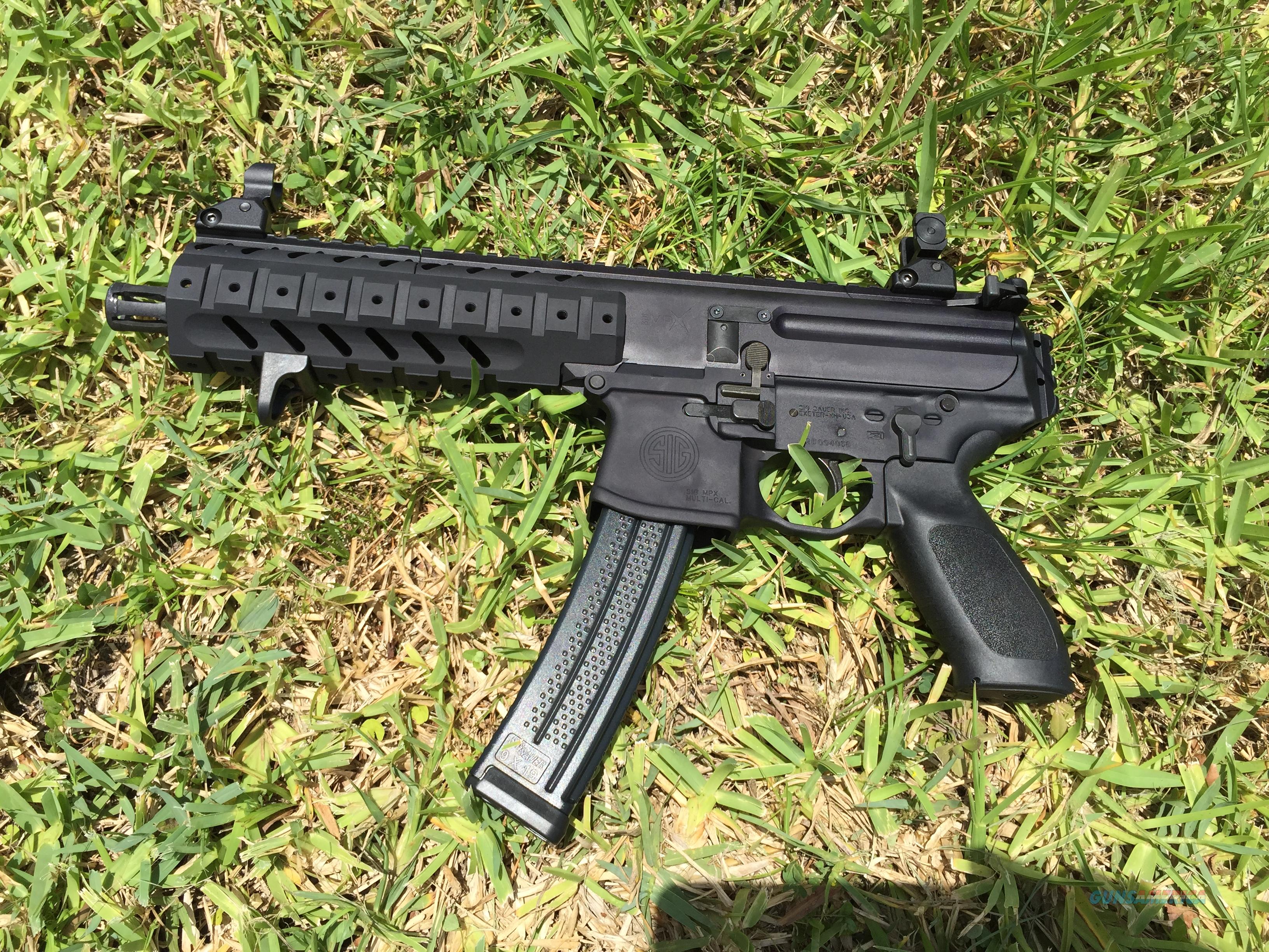 Sig Sauer MPX 9mm Keymod Rail - Telescopic Sig Stock Availa for sale ...