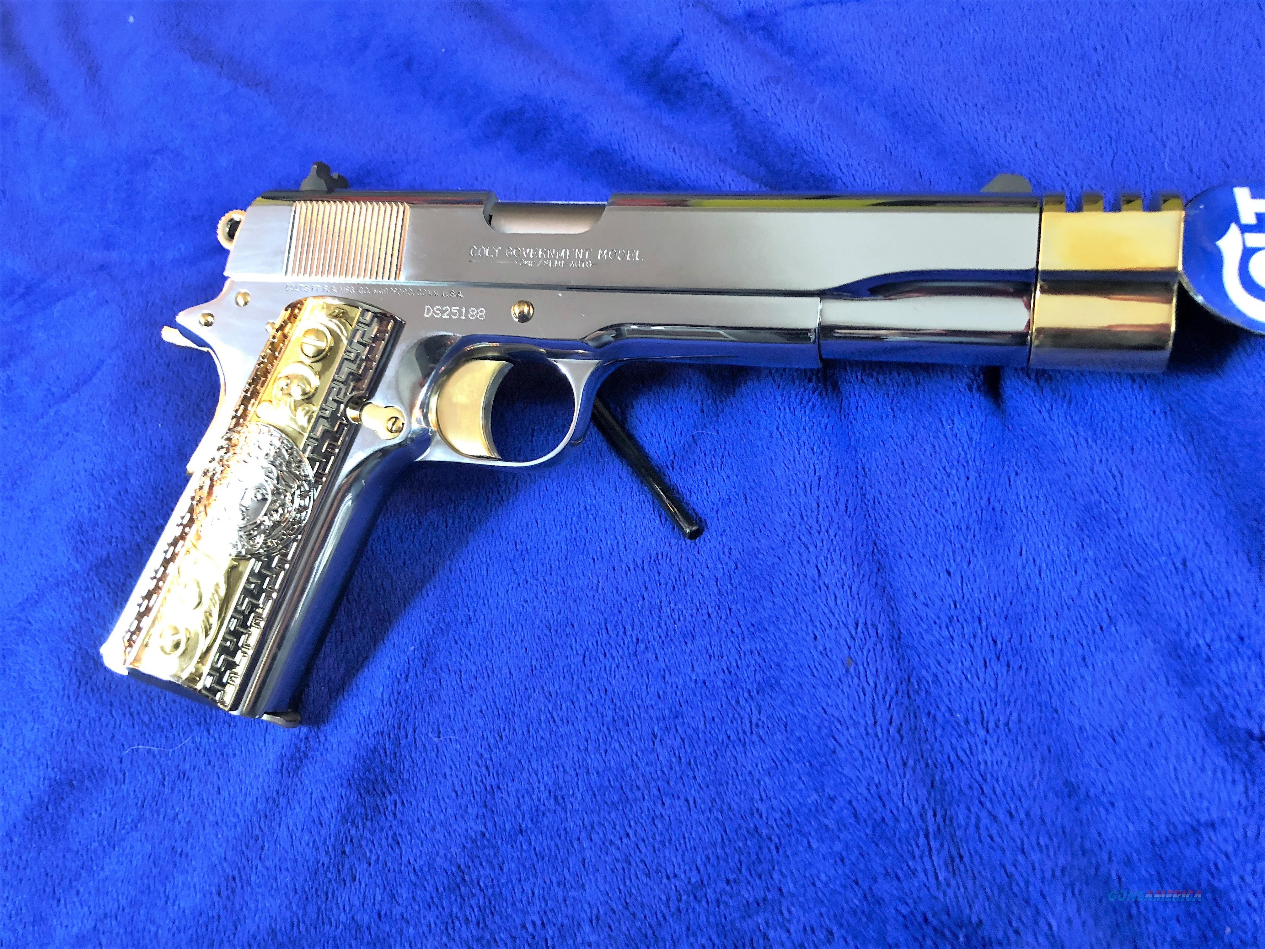 Custom Gold Plated Colt Delta Elite... for sale at Gunsamerica.com ...