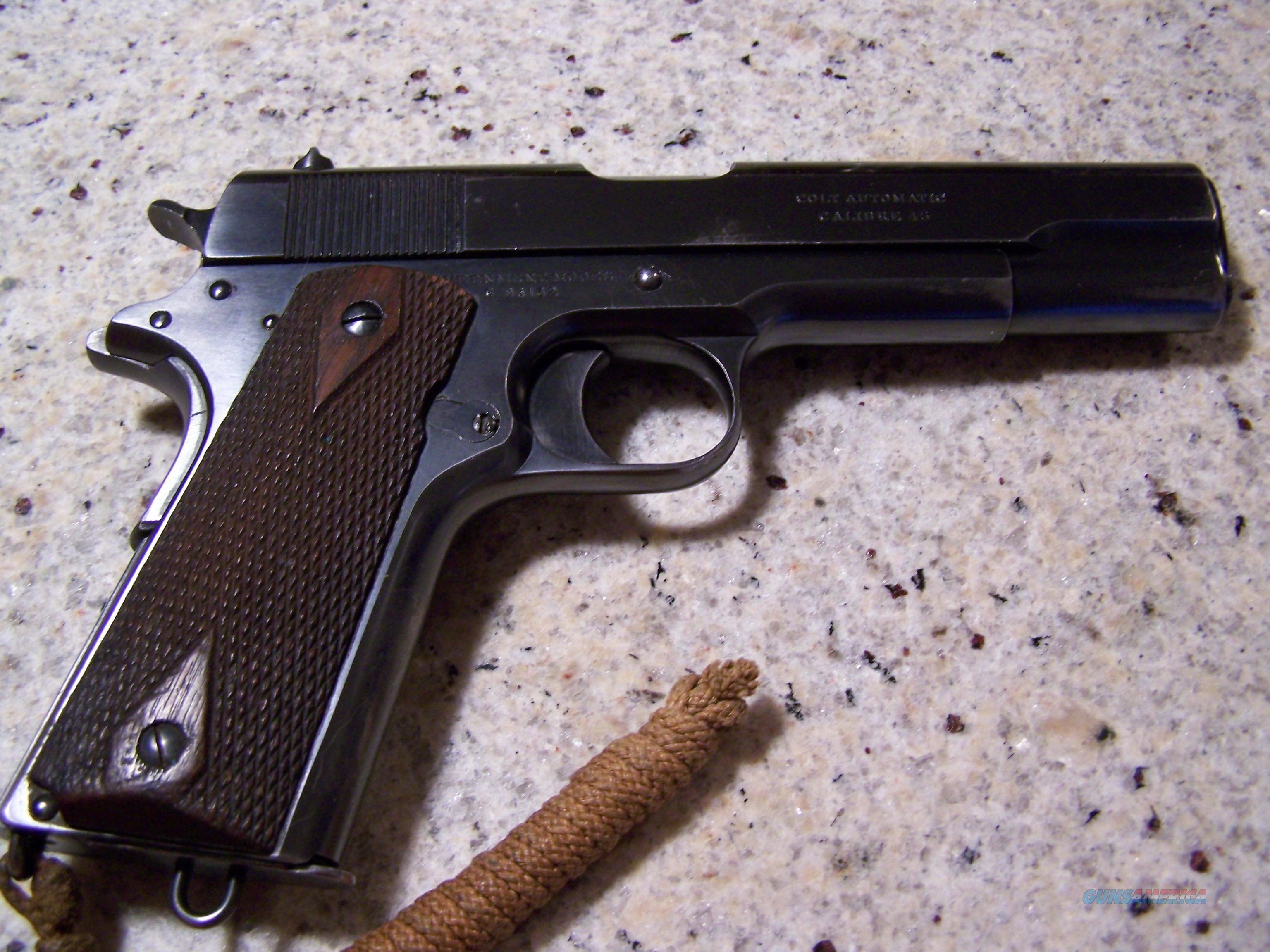 COLT 1911 45ACP 1917 MFG WW1 USE, V... for sale at Gunsamerica.com ...