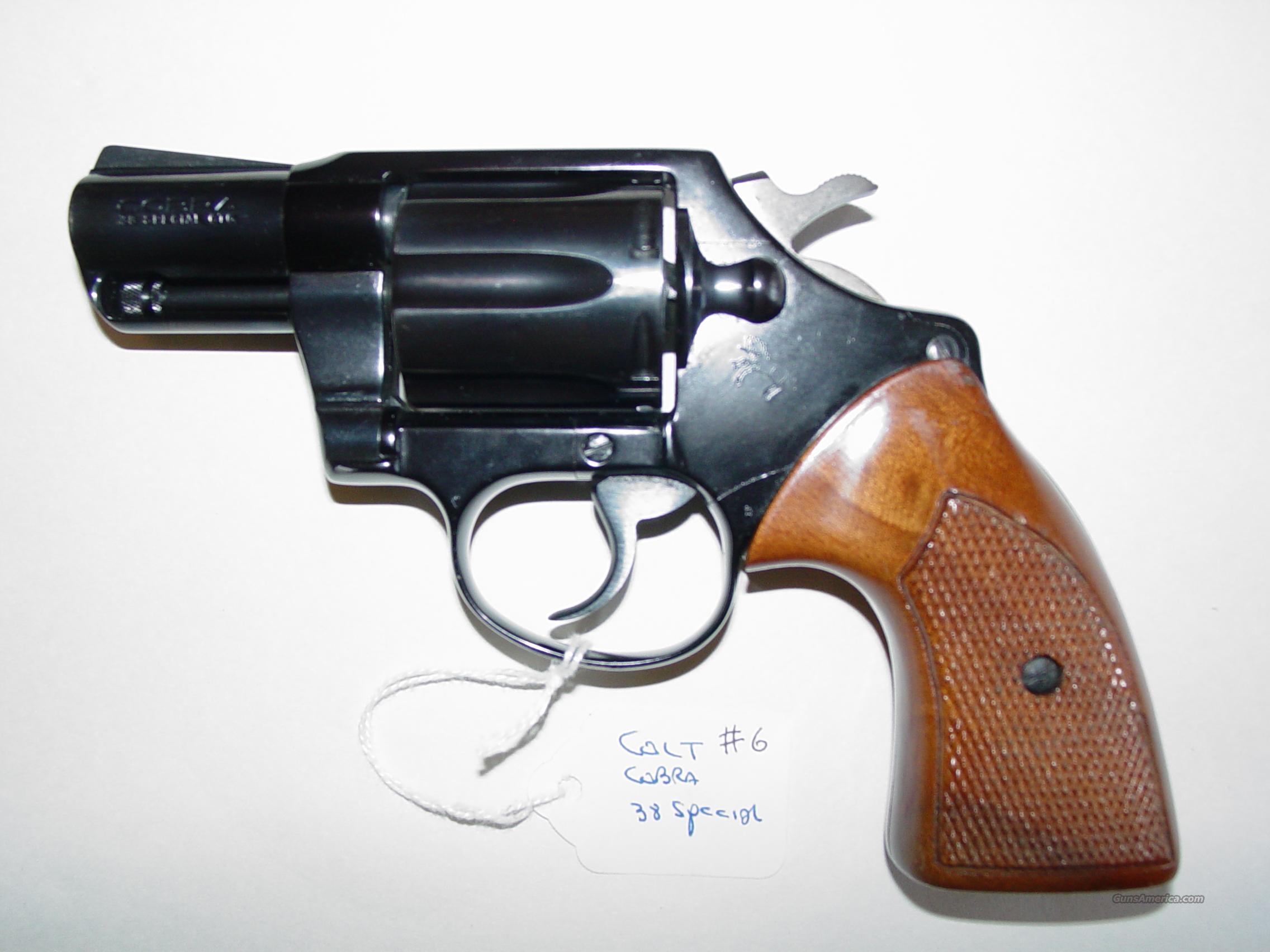 Colt Cobra 38 Special Revolver For Sale 8425