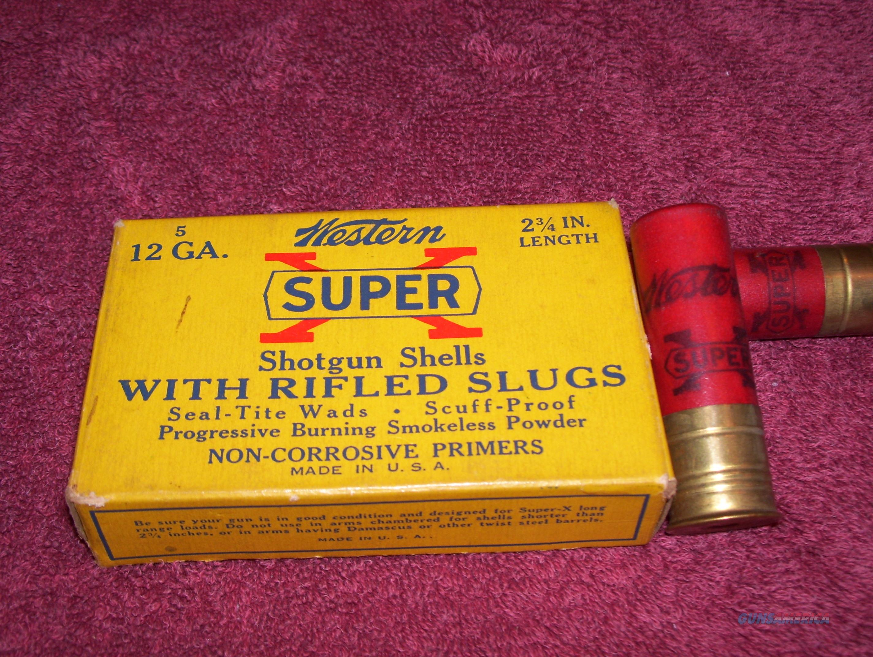 Western Super X 12ga Rifled Slugs For Sale At 923676296