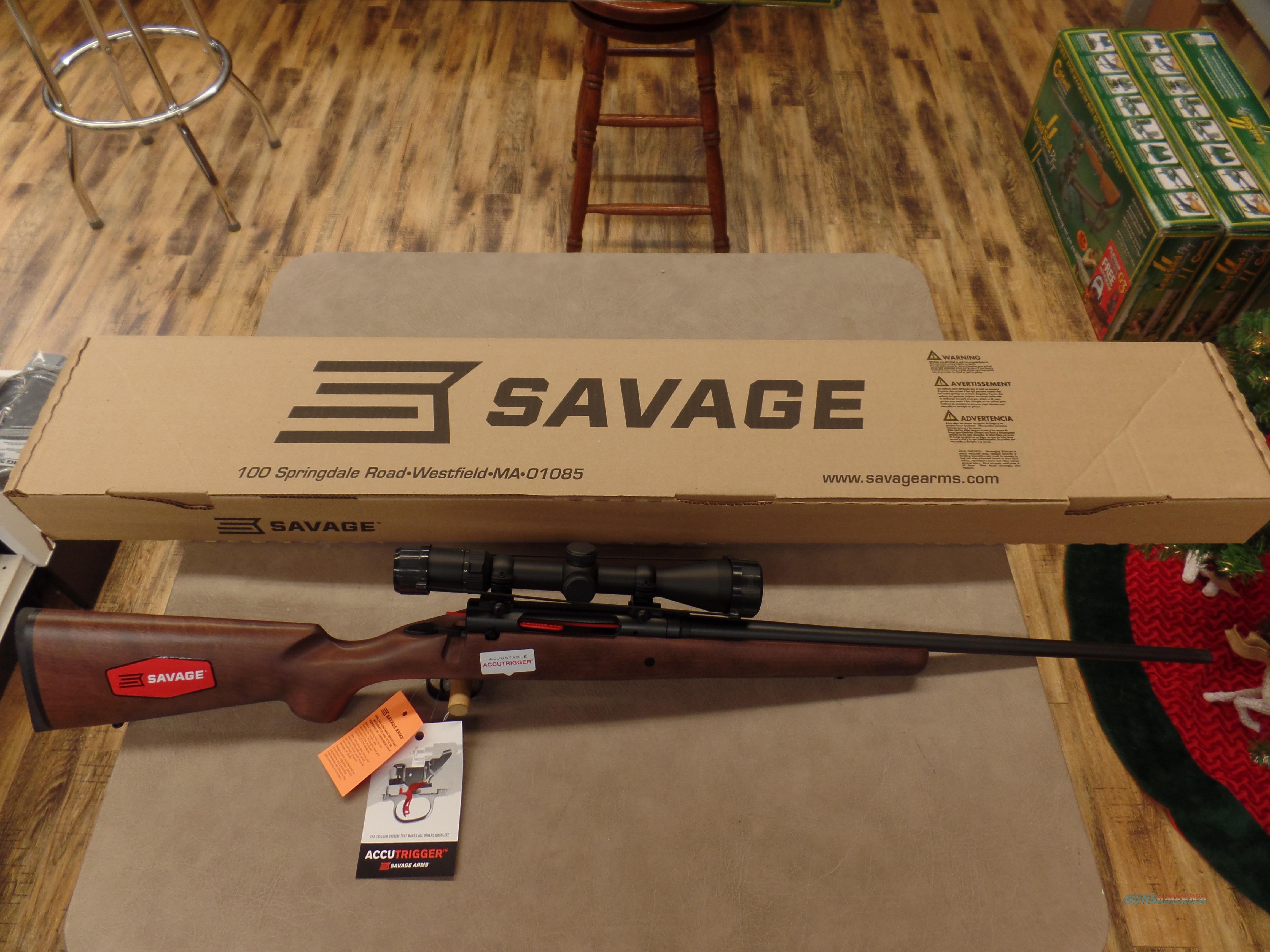 Savage Axis 2 With Accutrigger Wood Stock And W... for sale