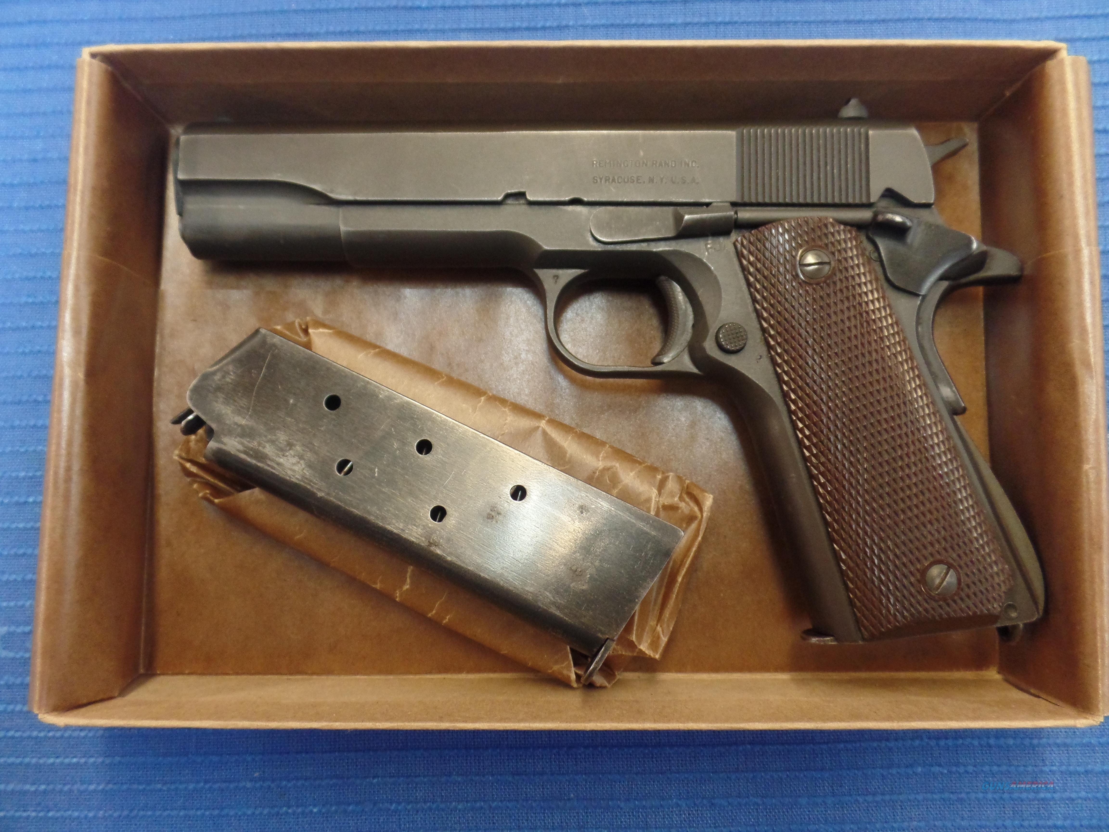 Wwii Remington Rand M 1911 A1 With For Sale At 961386084 6382