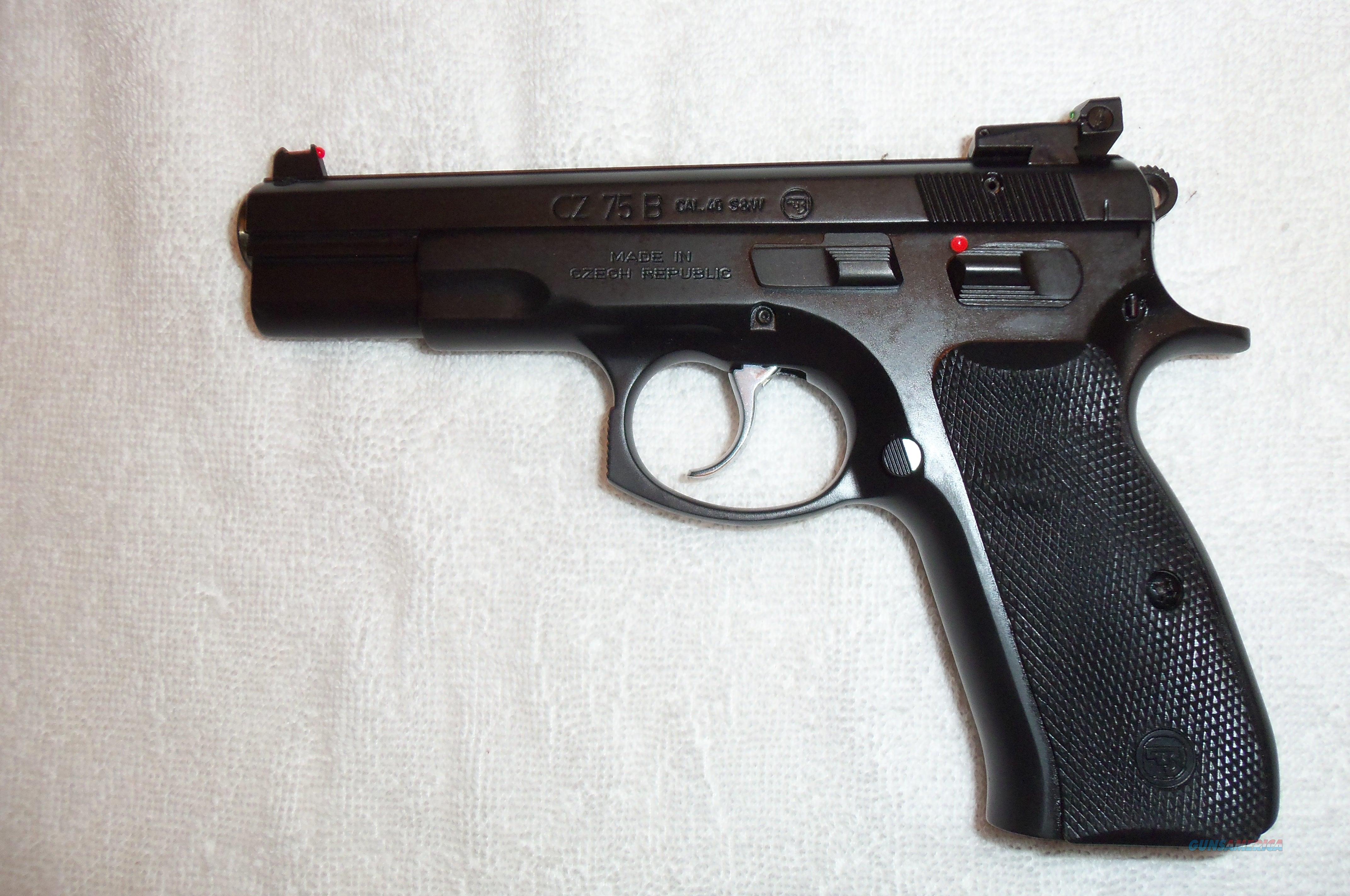 CZ 75 B w/fiber optic sights for sale at Gunsamerica.com: 978652053