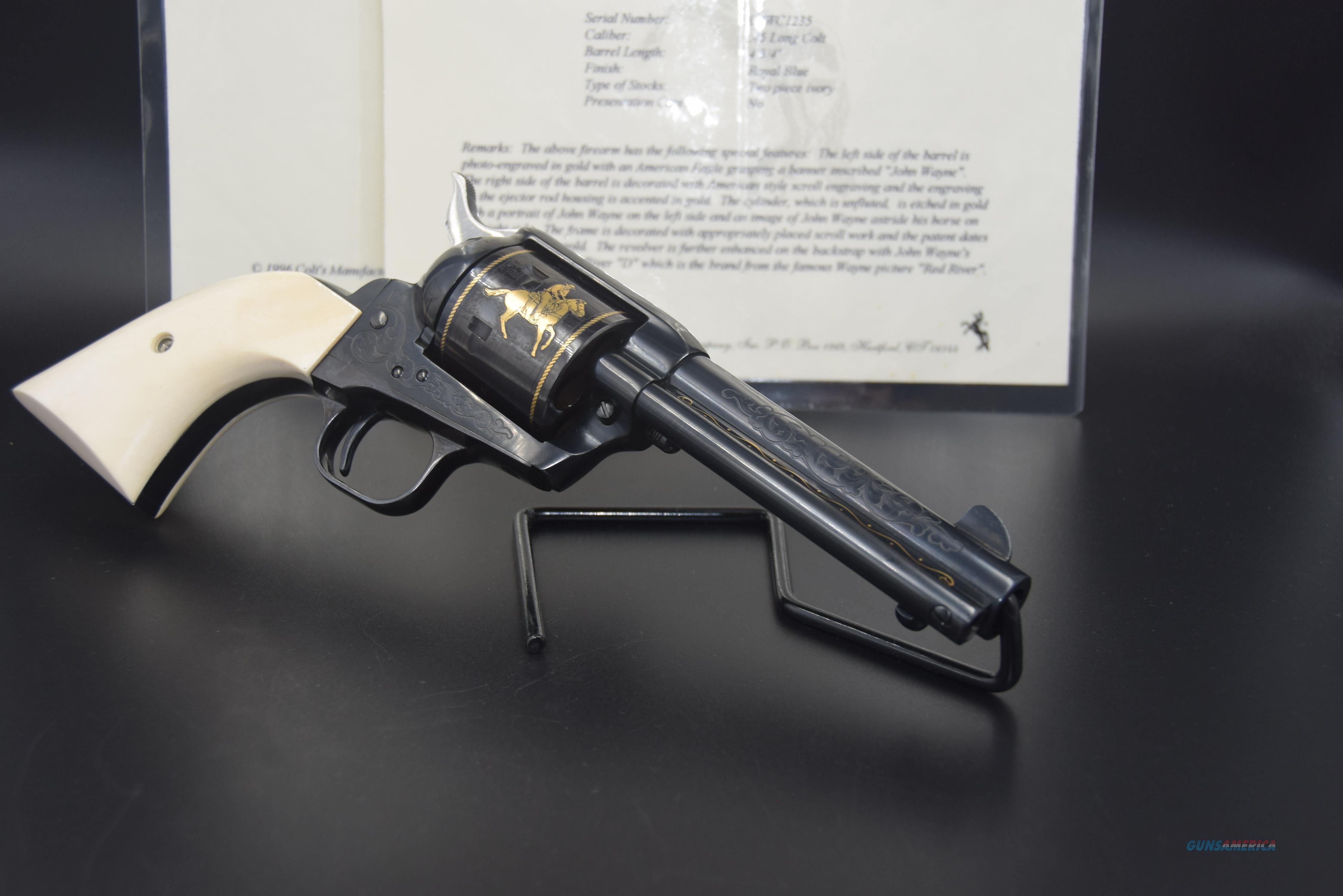 Colt John Wayne Commemorative Singl For Sale At 913133259 9192