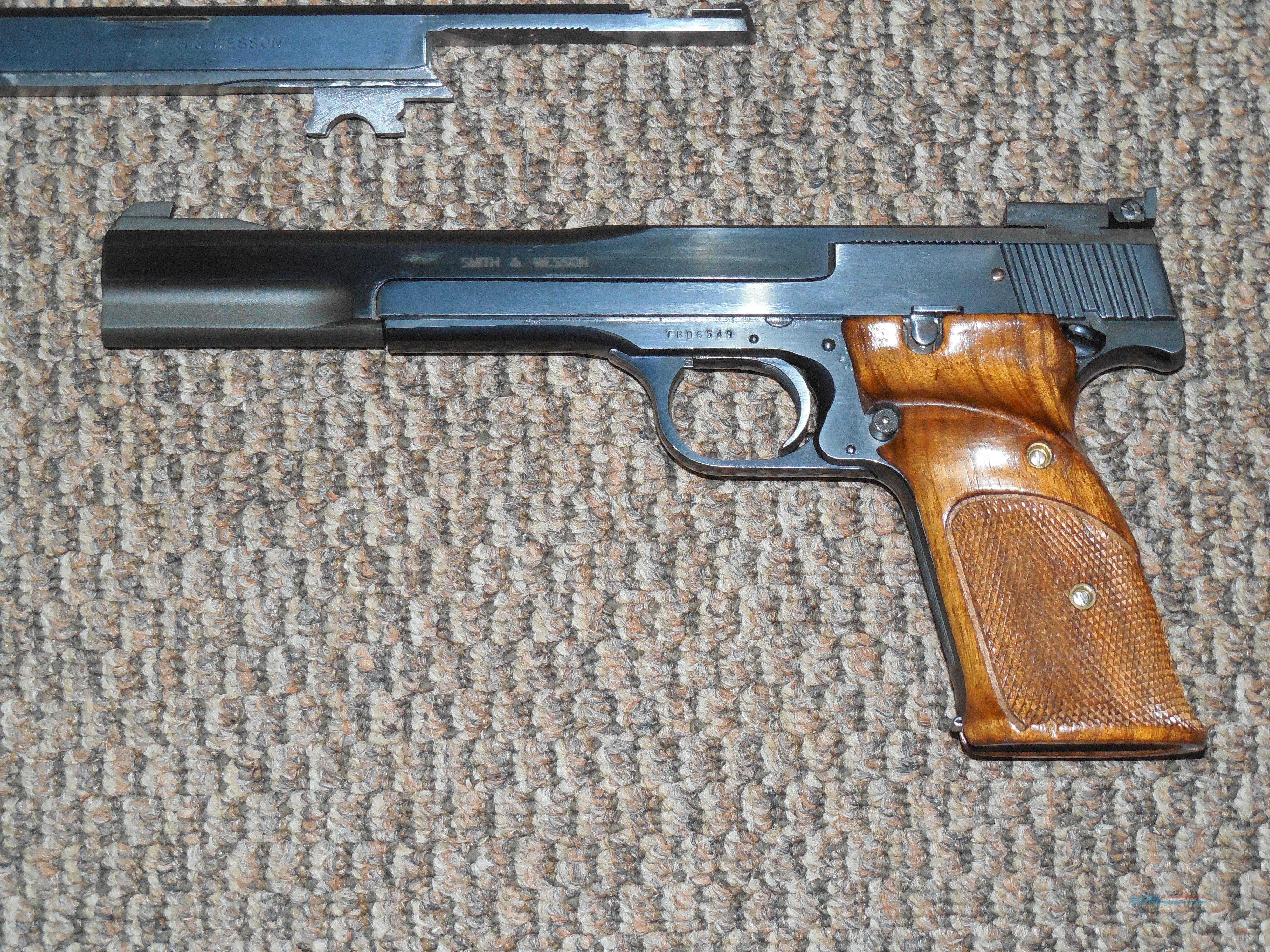 S&W MODEL 41 TARGET PISTOL WITH TWO... for sale at Gunsamerica.com ...