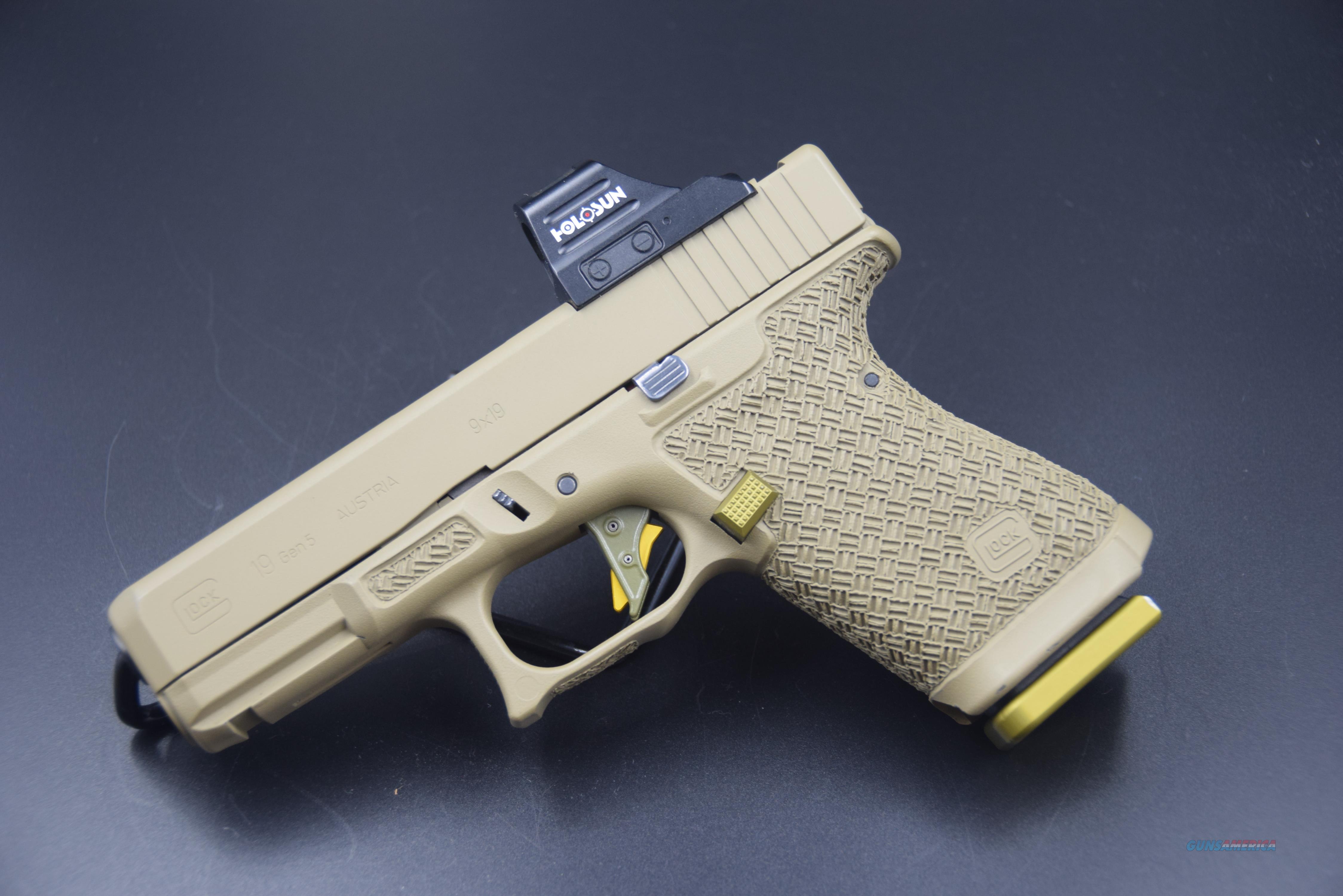 CUSTOM GLOCK MODEL 19 WITH OPTICS, ... for sale at Gunsamerica.com ...