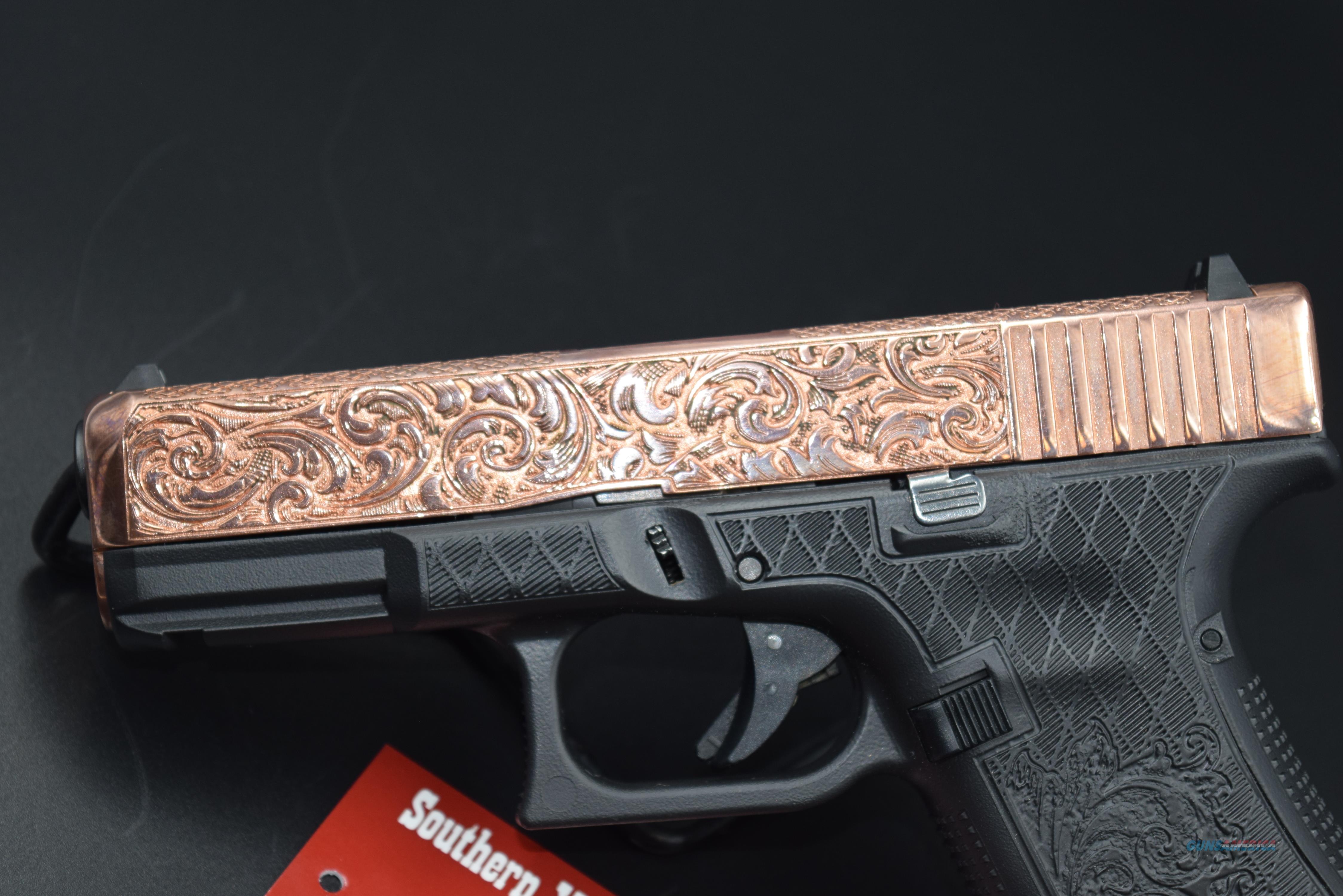 Custom Glock 19x With Copper Plated For Sale At