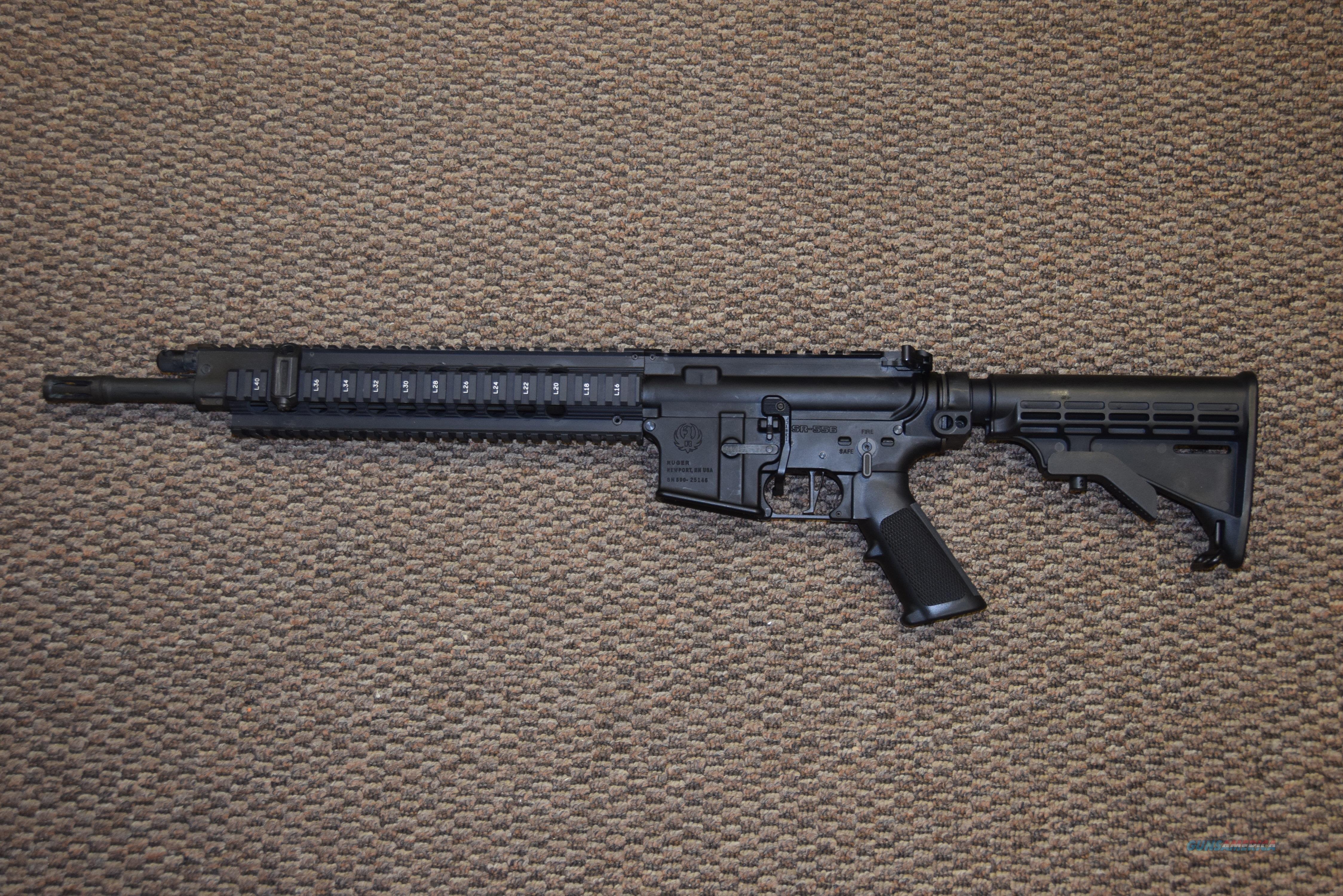 RUGER SR-556 GAS-PISTON RIFLE WITH ... for sale at Gunsamerica.com ...