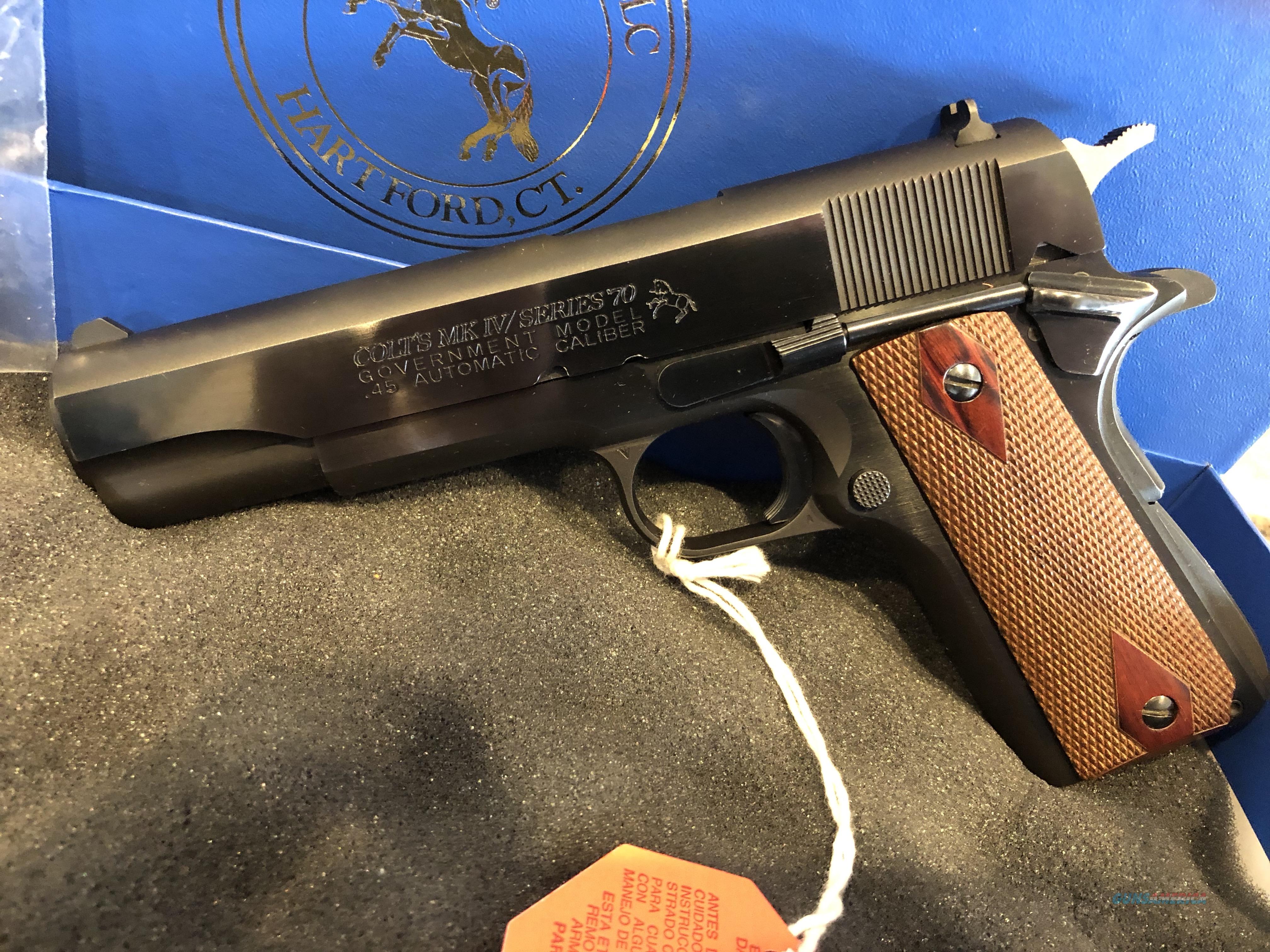 Colt 1911 Mark IV Series 70 Governm... for sale at Gunsamerica.com ...