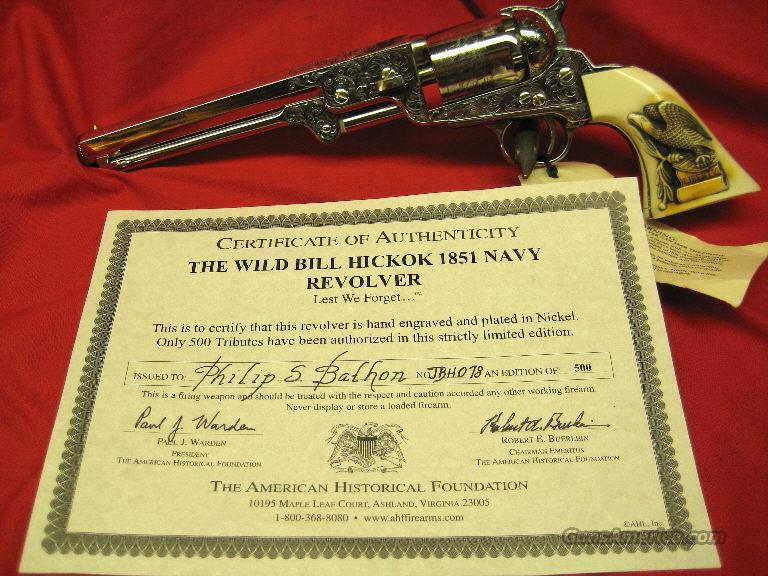 Wild Bill Hickok 1851 Navy Revolver For Sale 2478