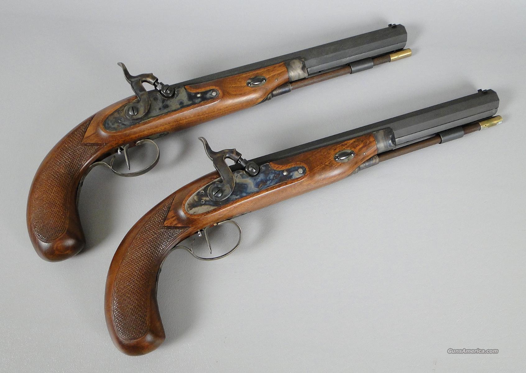 Pair of Pedersoli 45 Caliber Percus... for sale at Gunsamerica.com