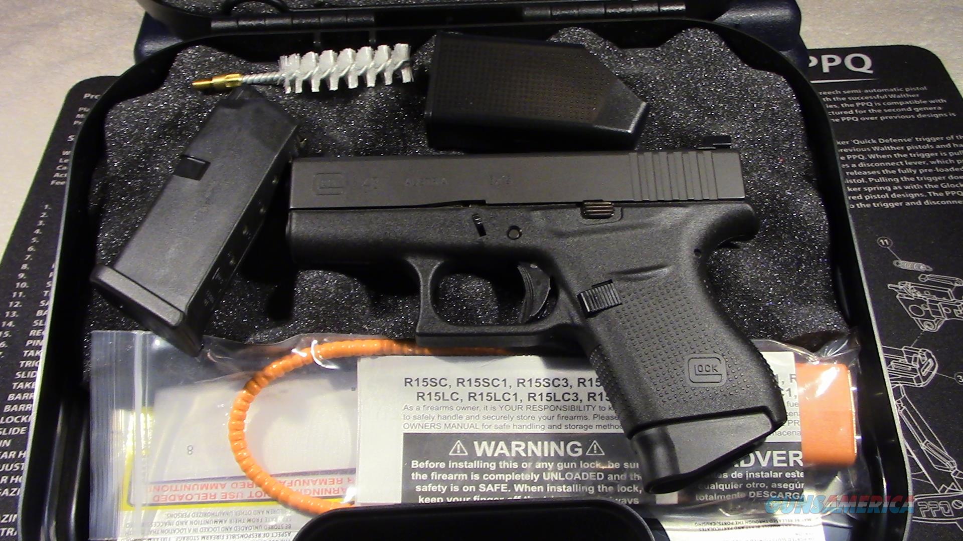 GLOCK 43 w/Trijicon Night Sights for sale at Gunsamerica.com: 936146743