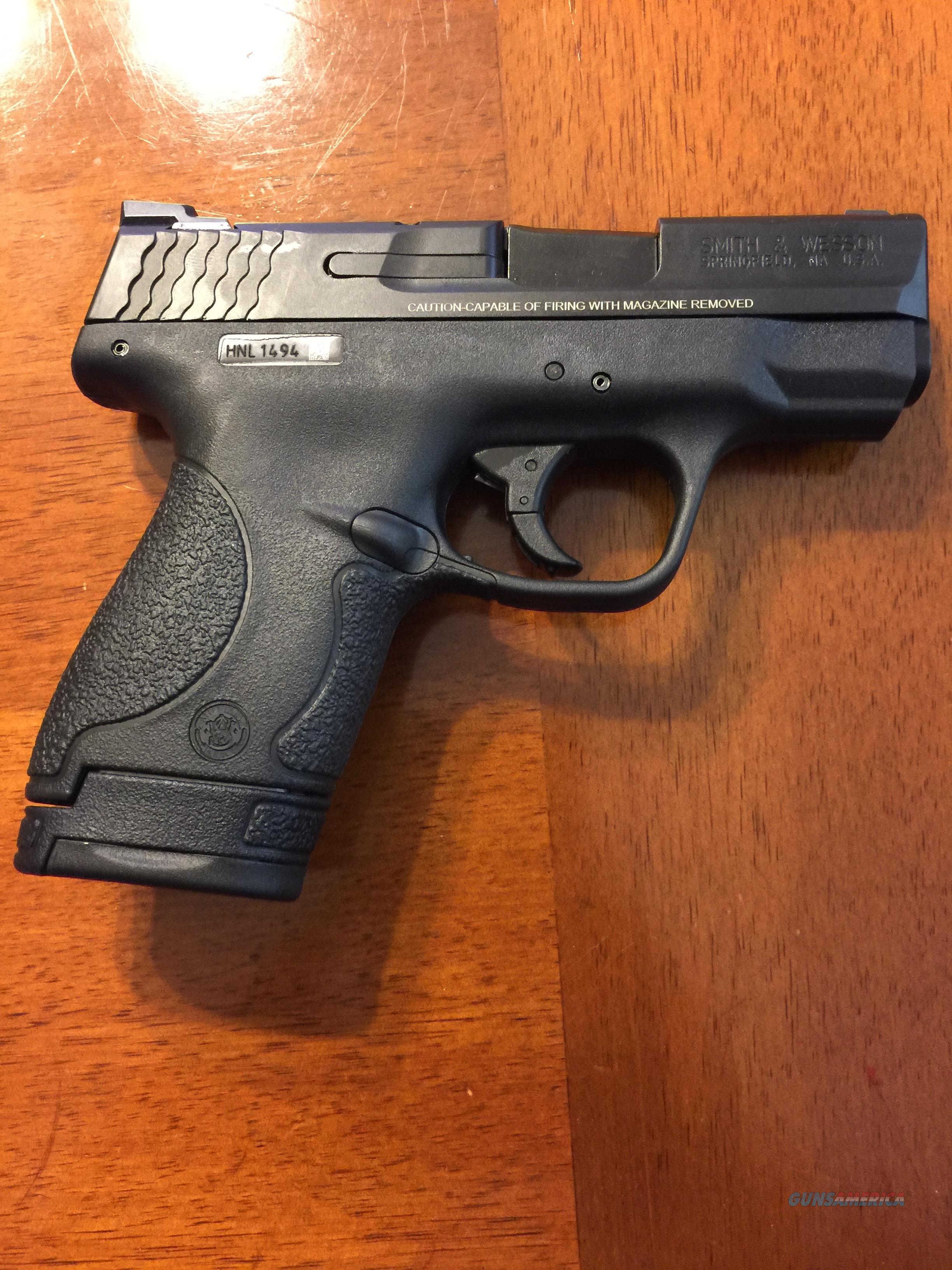 SMITH AND WESSON M&P9 SHIELD 9MM for sale at Gunsamerica.com: 956216708