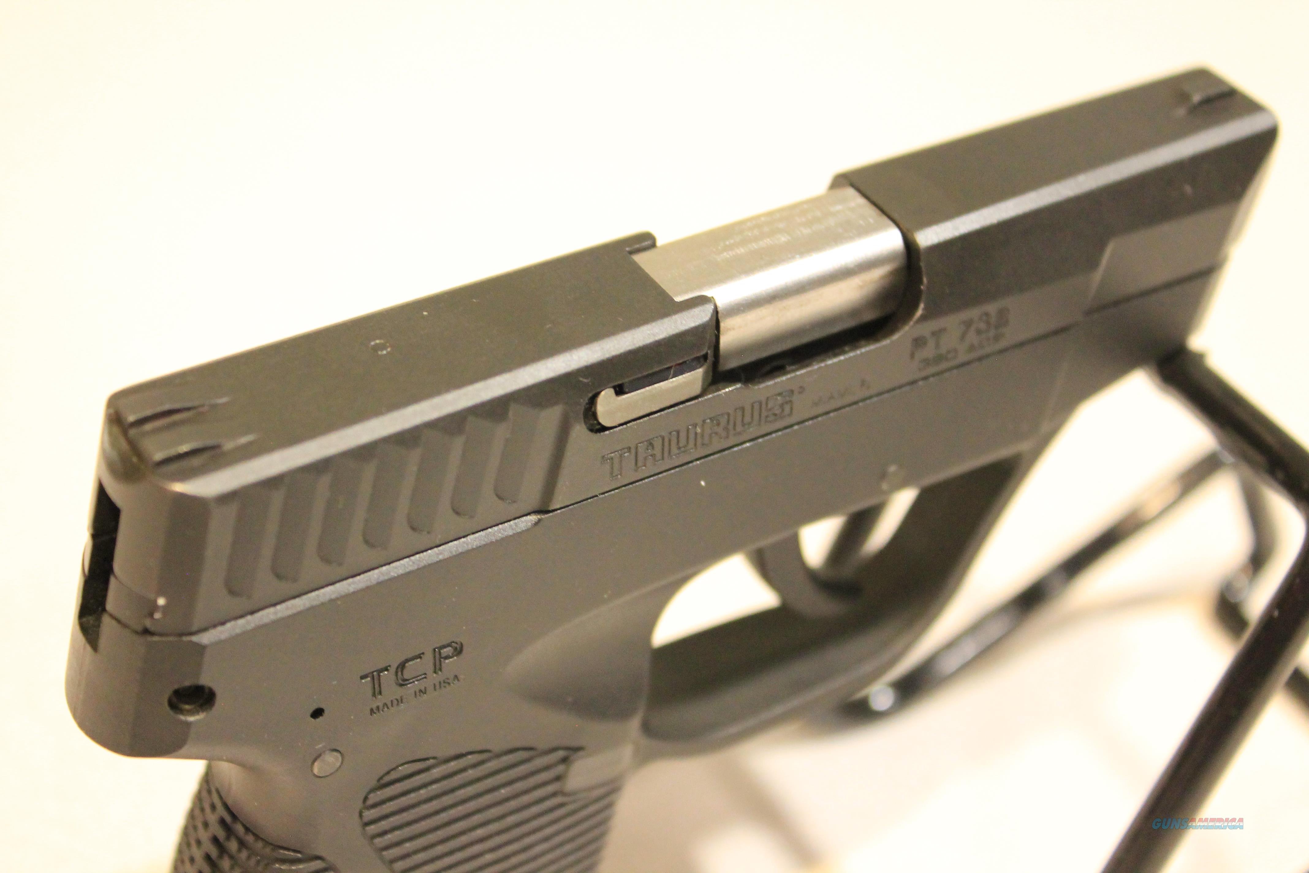 Taurus Pt 738 Tcp 380acp Compact Polymer Pistol For Sale