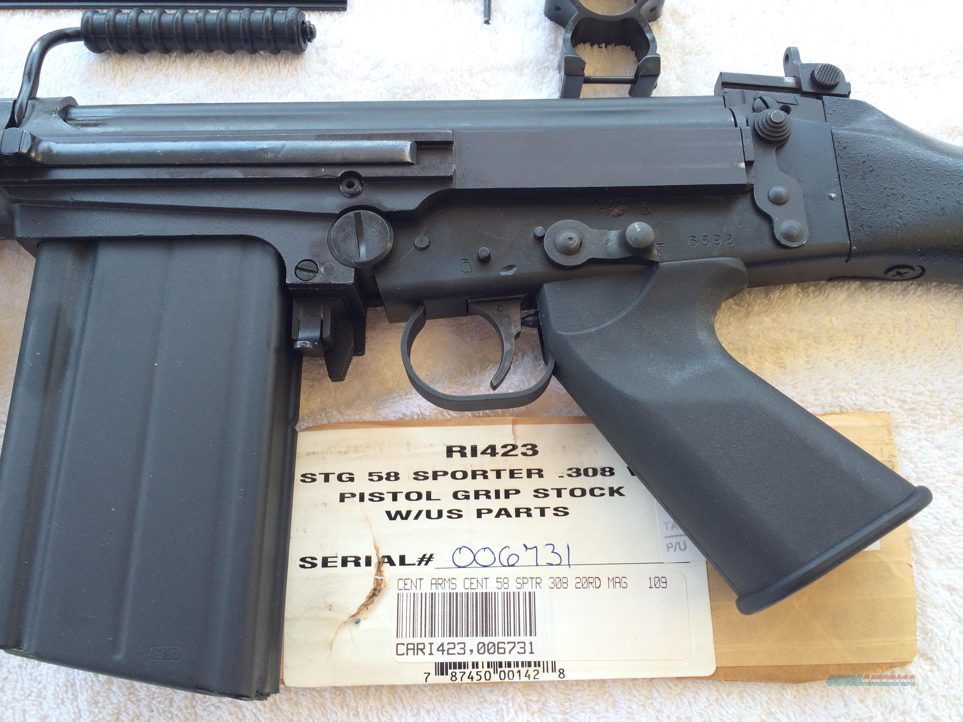 FAL FN 7.62 X 51 mm w/ pistol grip ... for sale at Gunsamerica.com ...