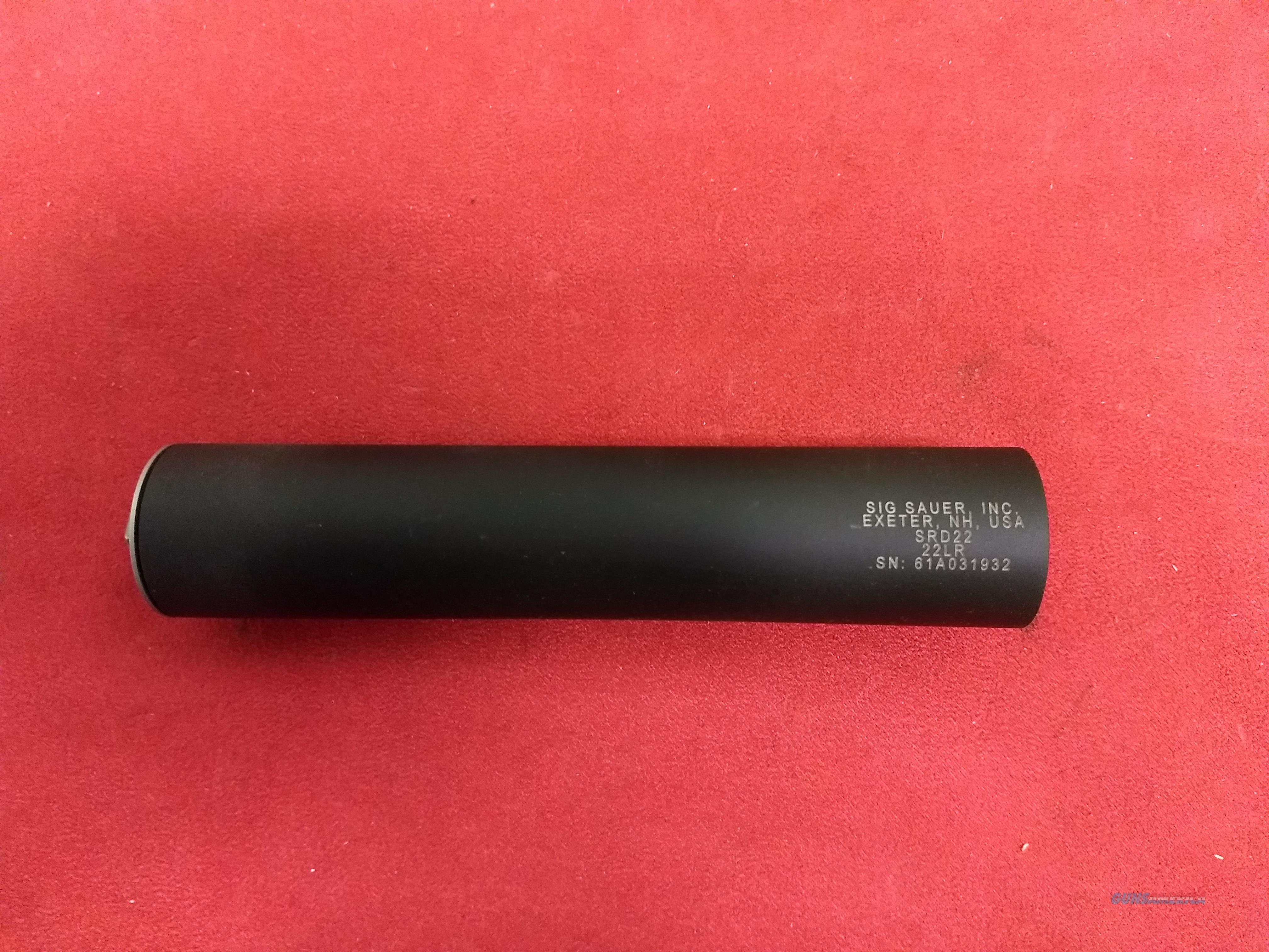 Sig Sauer SRD22 Suppressor/Silencer... for sale at Gunsamerica.com ...